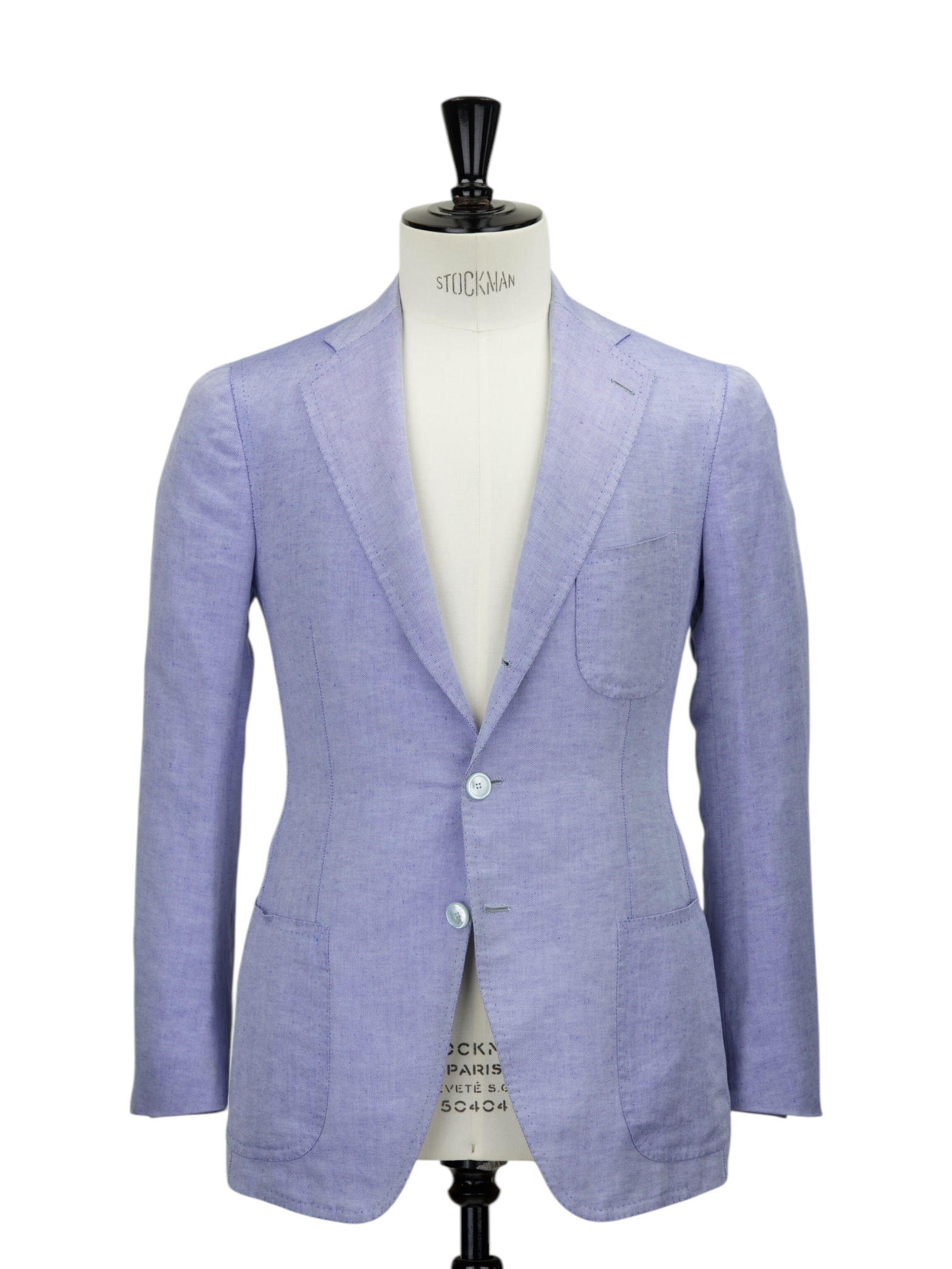 Cesare Attolini Light Blue Linen & Cotton Jacket