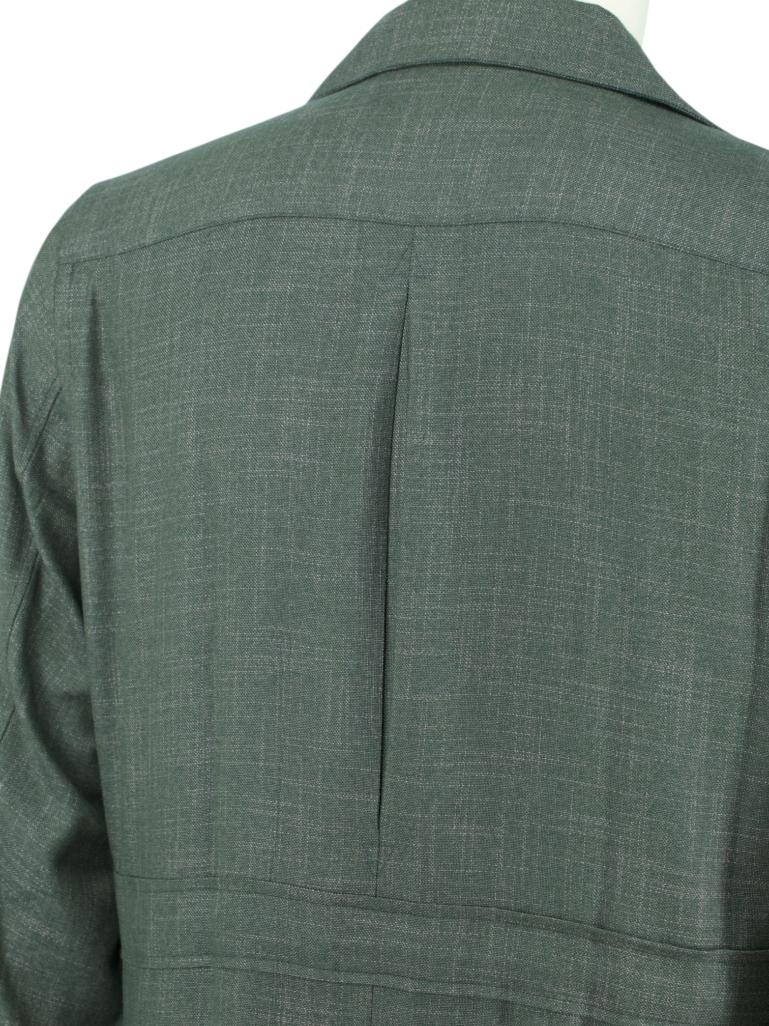 100 Hands Sage Green Huddersfield Bamboo Pinpoint Overshirt