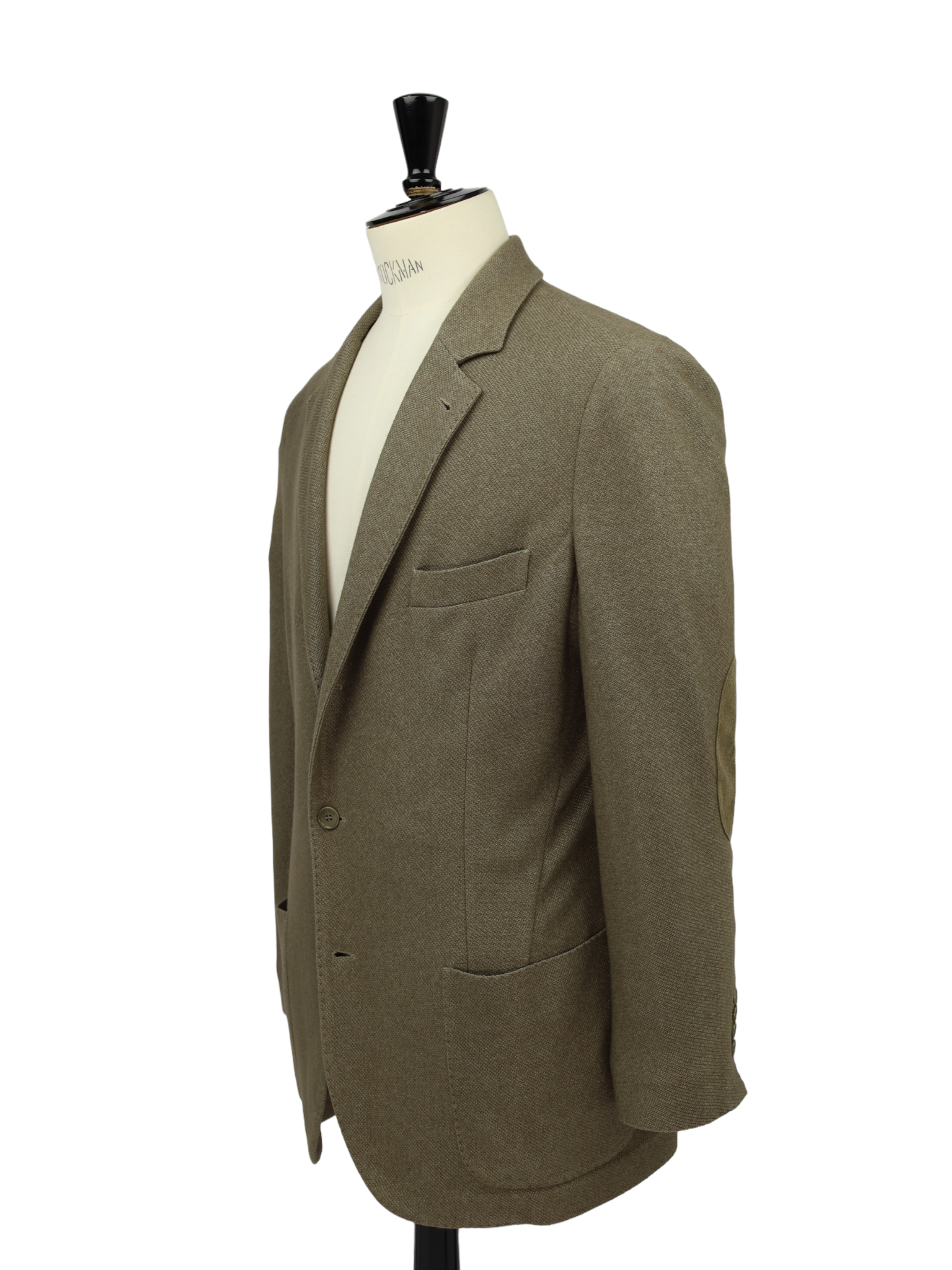 Loro Piana Taupe Silk & Cashmere Knitted Blazer