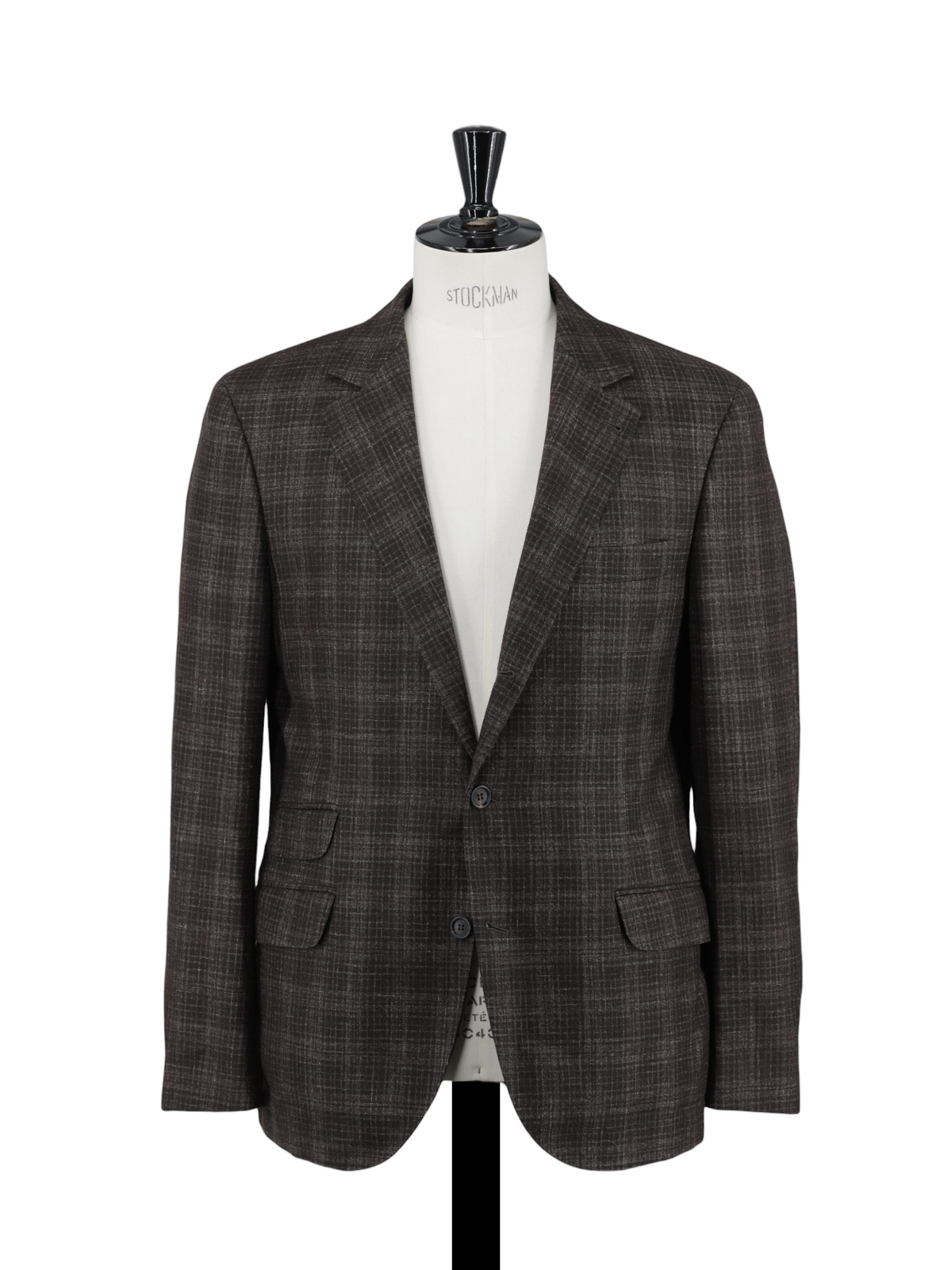 Brunello Cucinelli Dark Brown Wool, Silk, Linen & Cashmere Mélange Jac