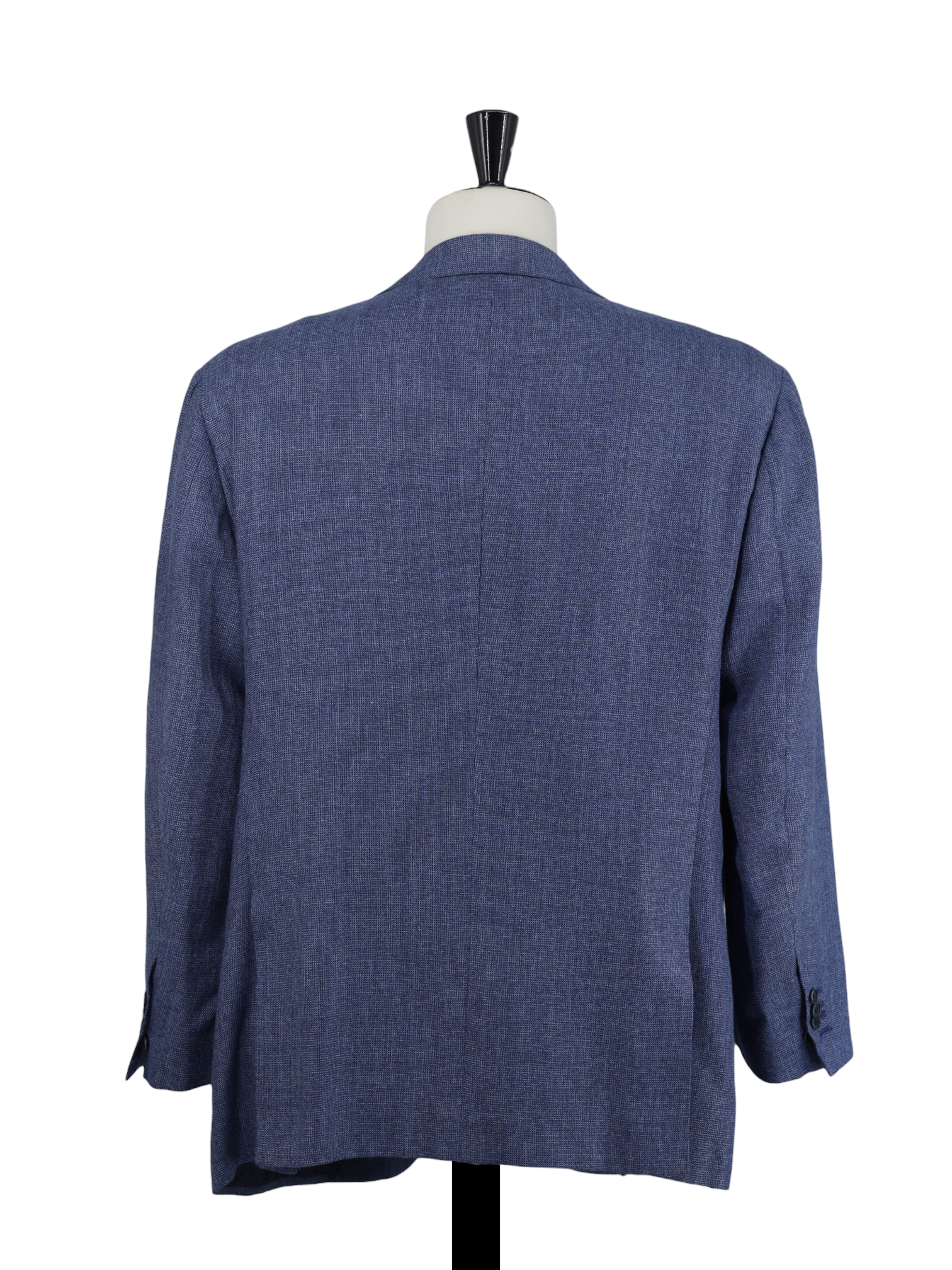 Kiton Blue Cashmere, Linen & Silk Hopsack Summer Jacket