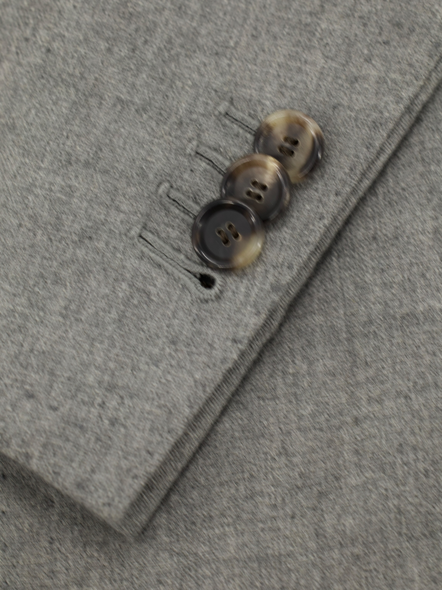 Cesare Attolini Light Grey Pure Cashmere Plain-Weave Jacket