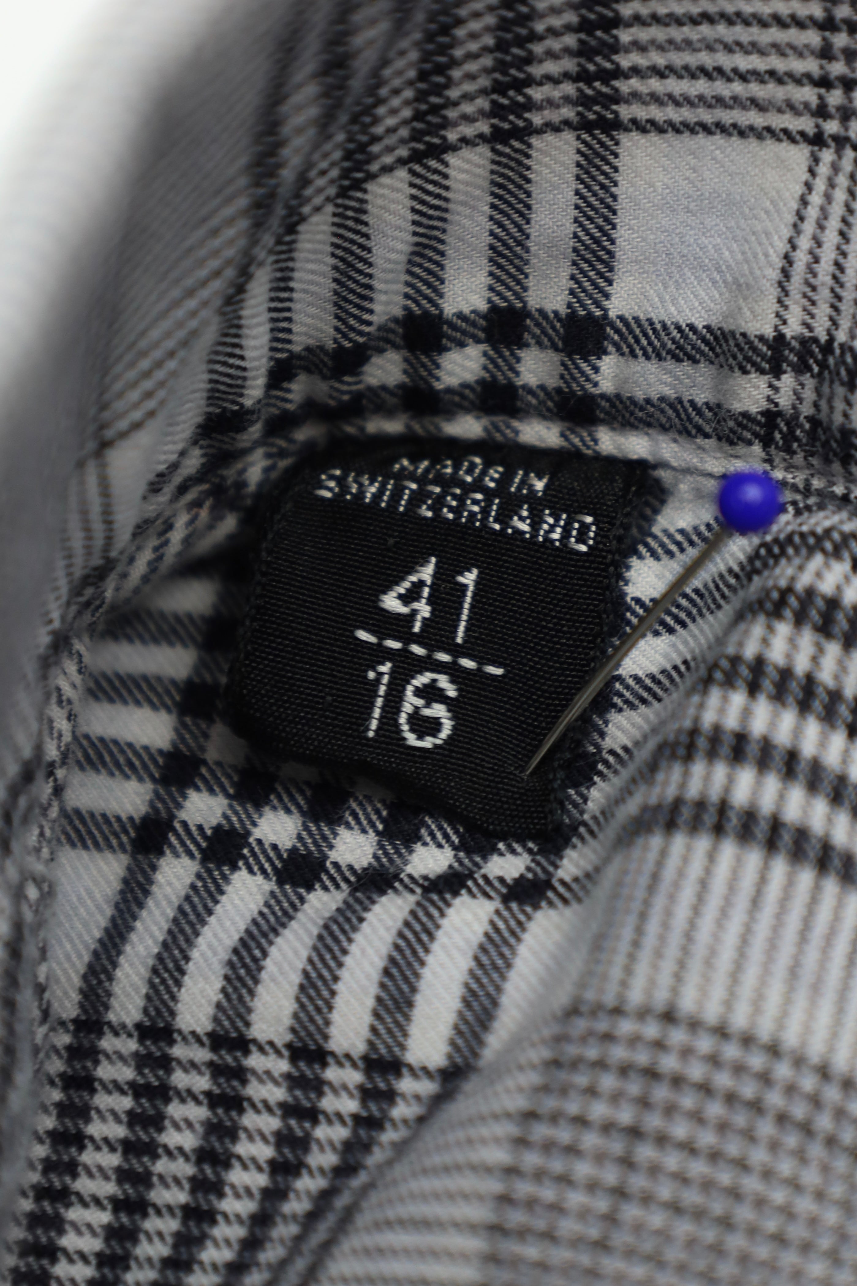 Tom Ford Grey Glenplaid Shirt
