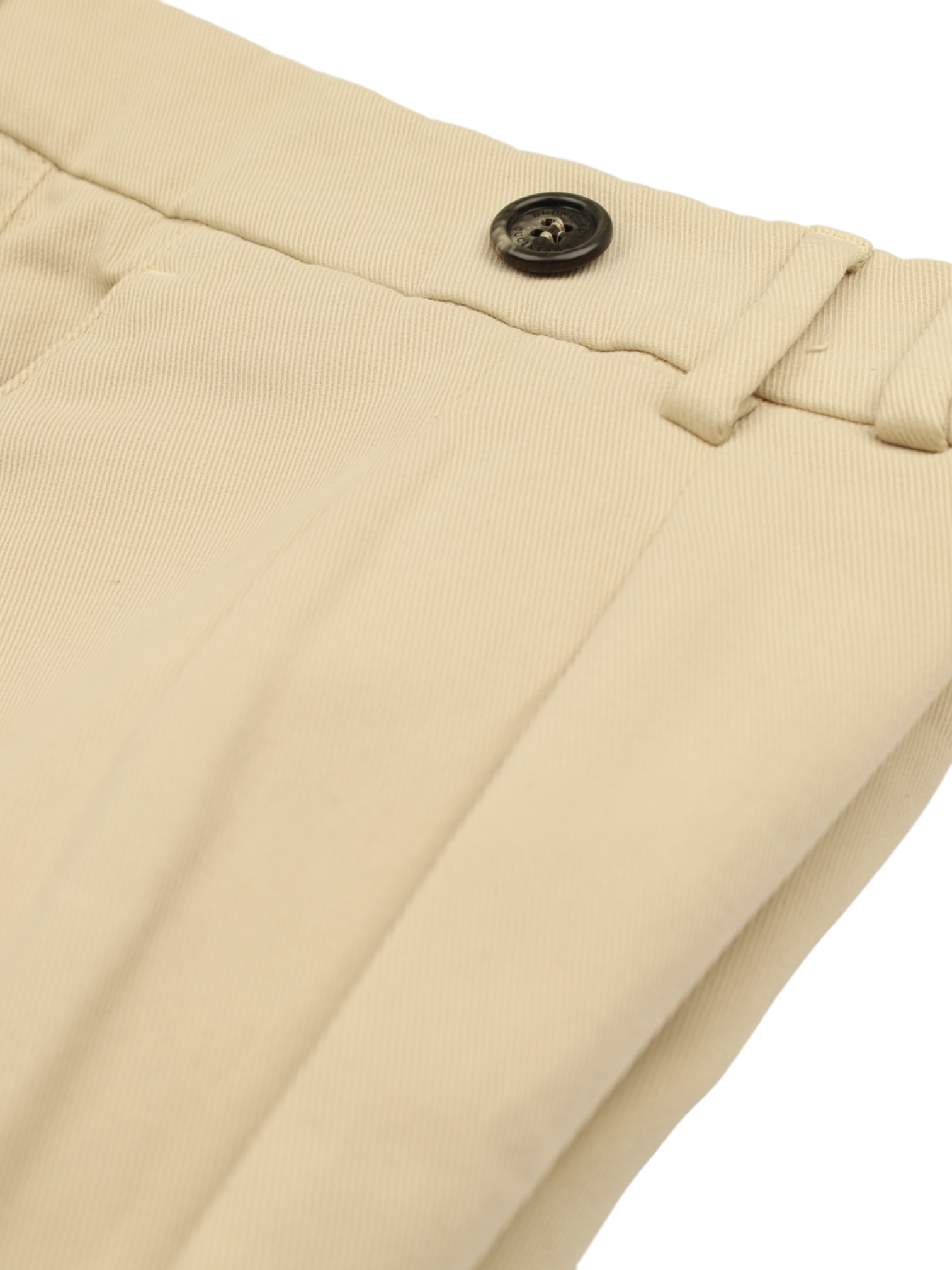 Brunello Cucinelli Beige Cotton Leisure Fit Chino