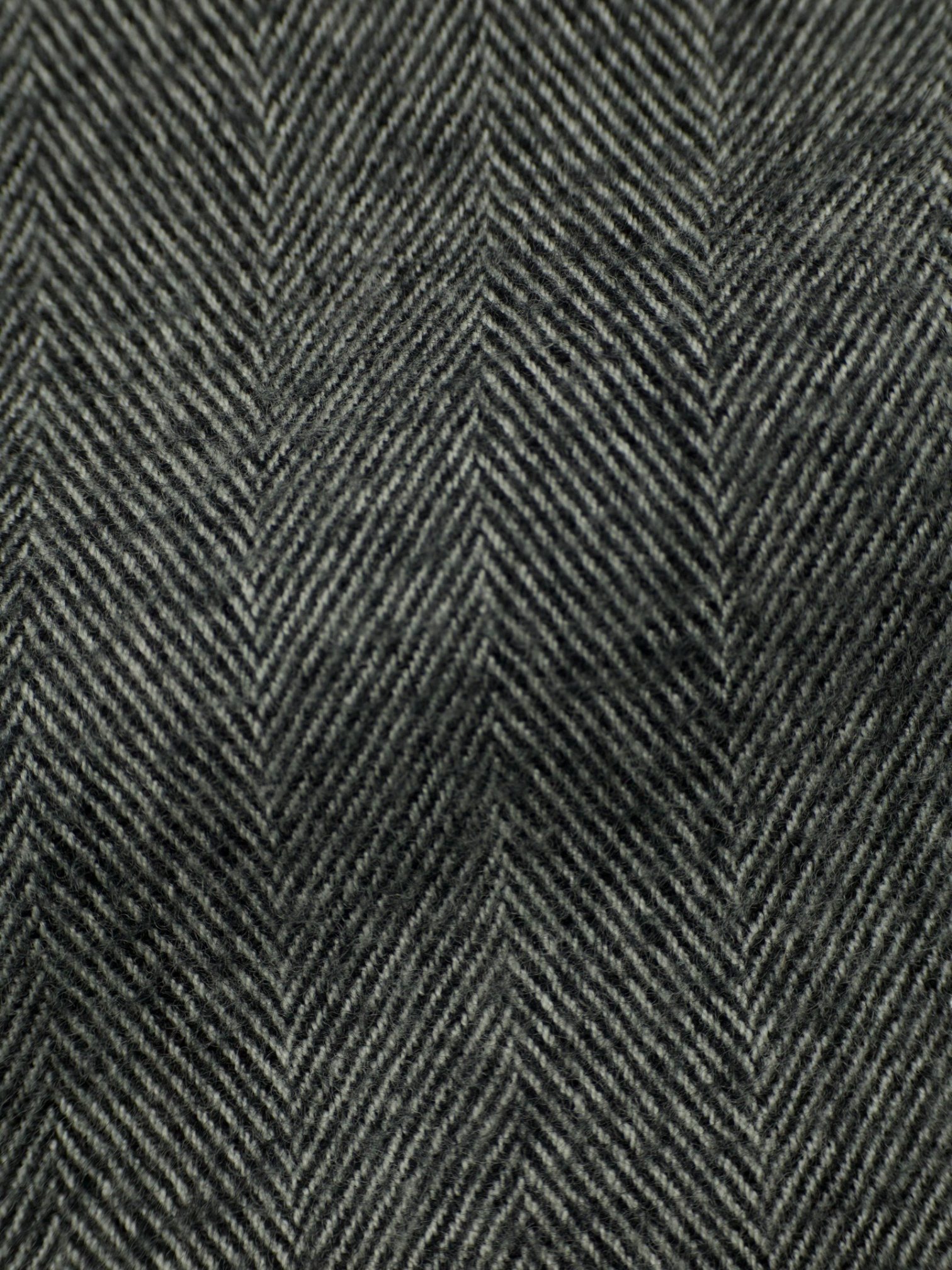 Isaia Grey Wool, Cotton & Cashmere Herringbone Jacket