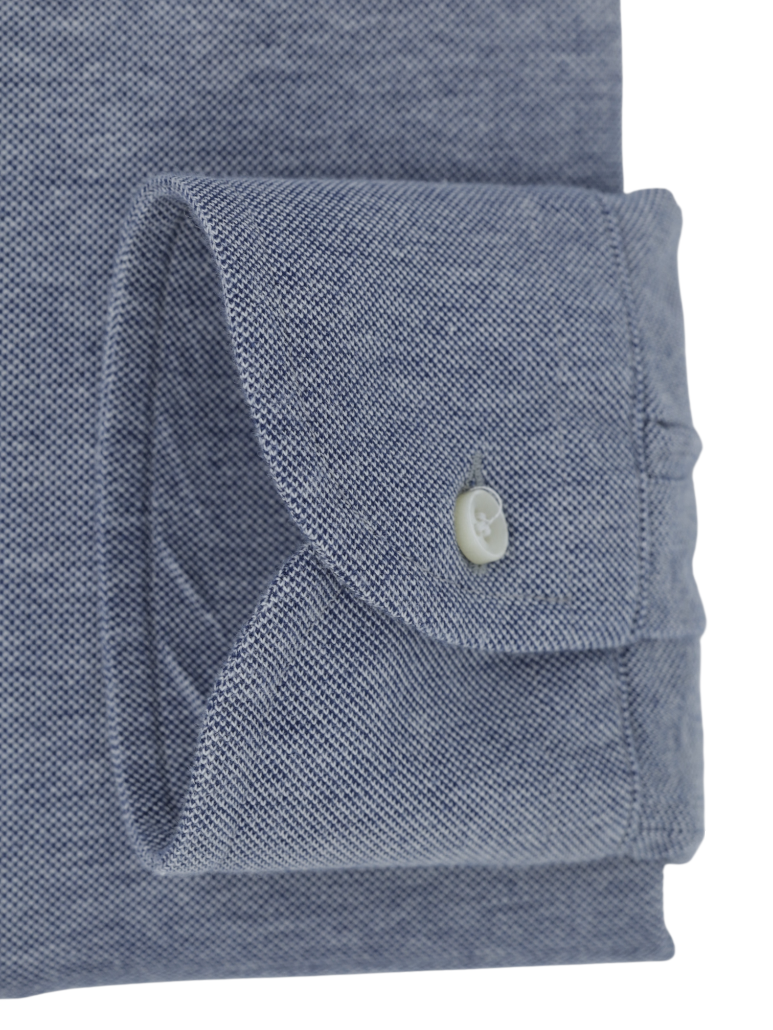 Doriani Steel Blue Cotton Piqué Knitted Shirt