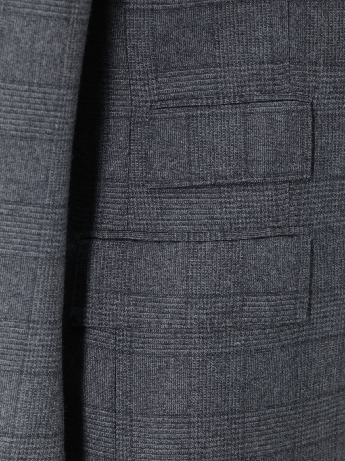 Orazio Luciano Warm Grey Wool & Cashmere Flannel Prince of Wales Suit