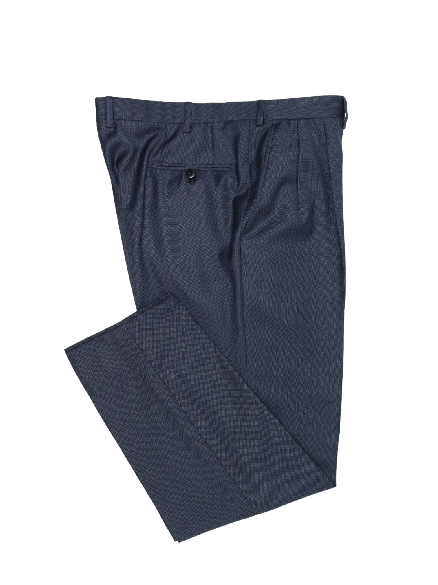 Brioni Navy Super 160's Micro-Pattern Parlamento Suit