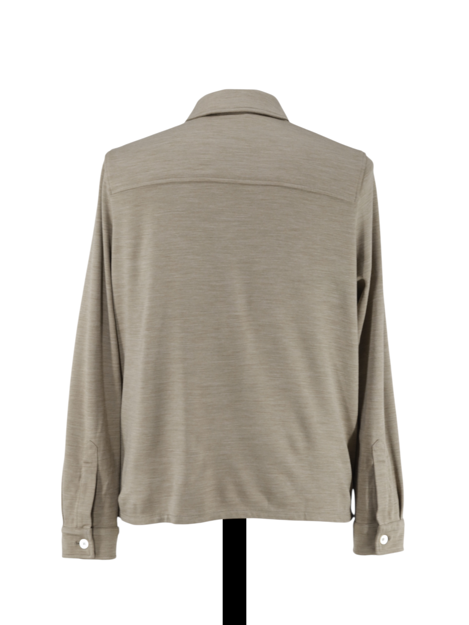 Marco Pescarolo Light Brown Jersey-Knitted Wool Luxury Tracksuit