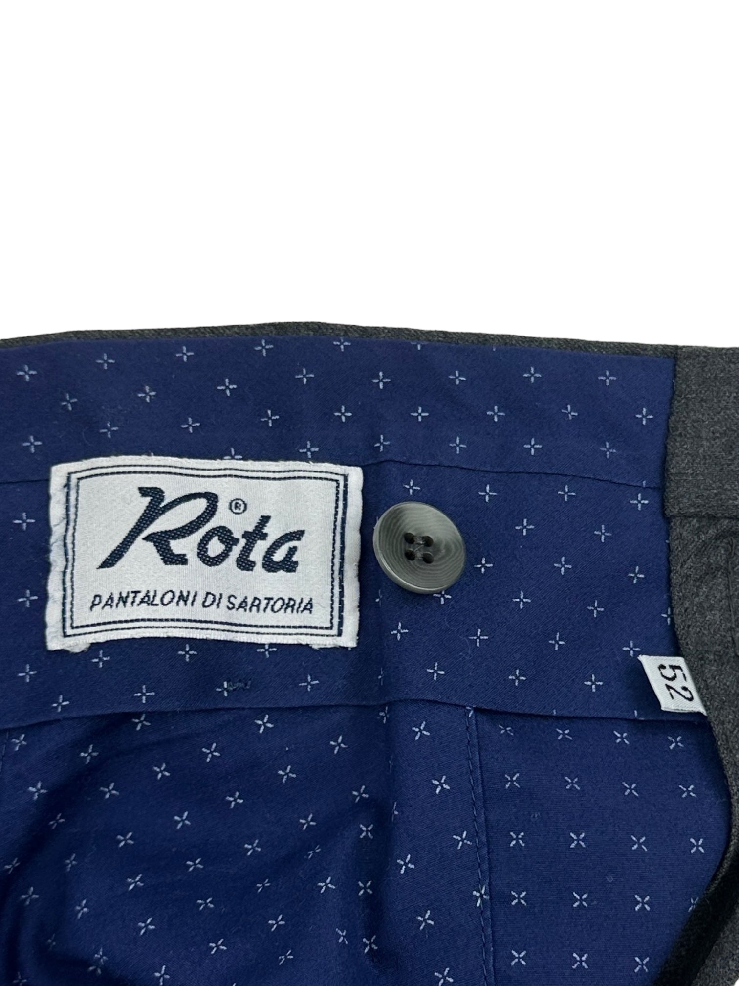 Rota Dark Grey Flannel Trousers