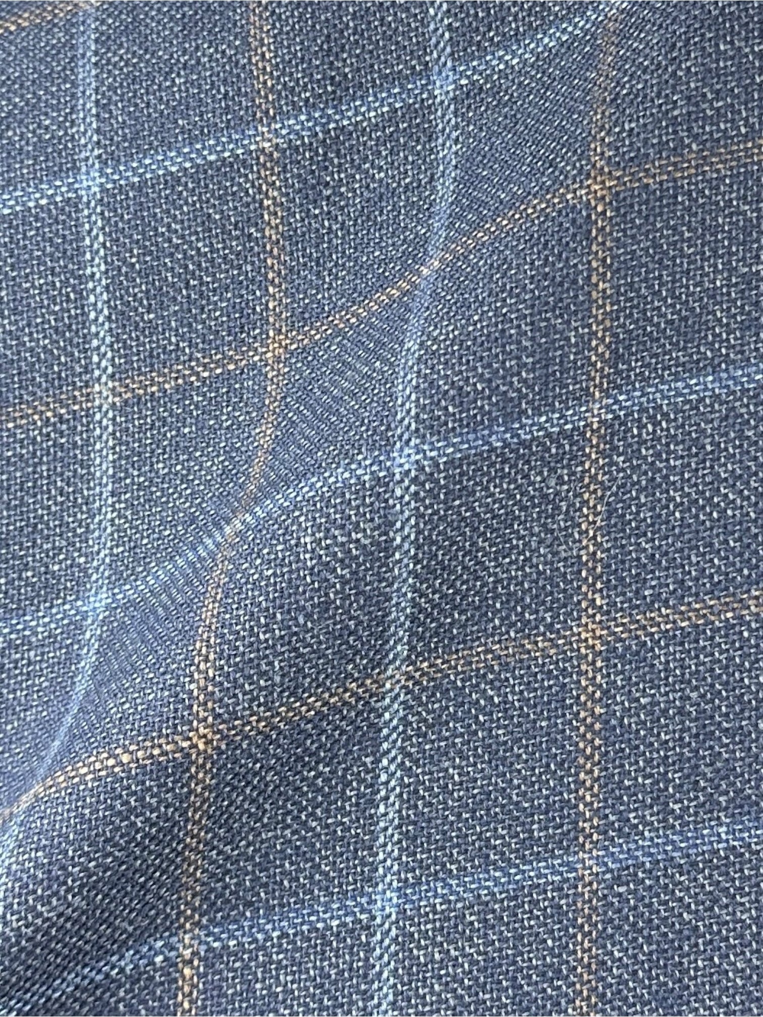 Brioni Blue Super 150's Windowpane Blazer