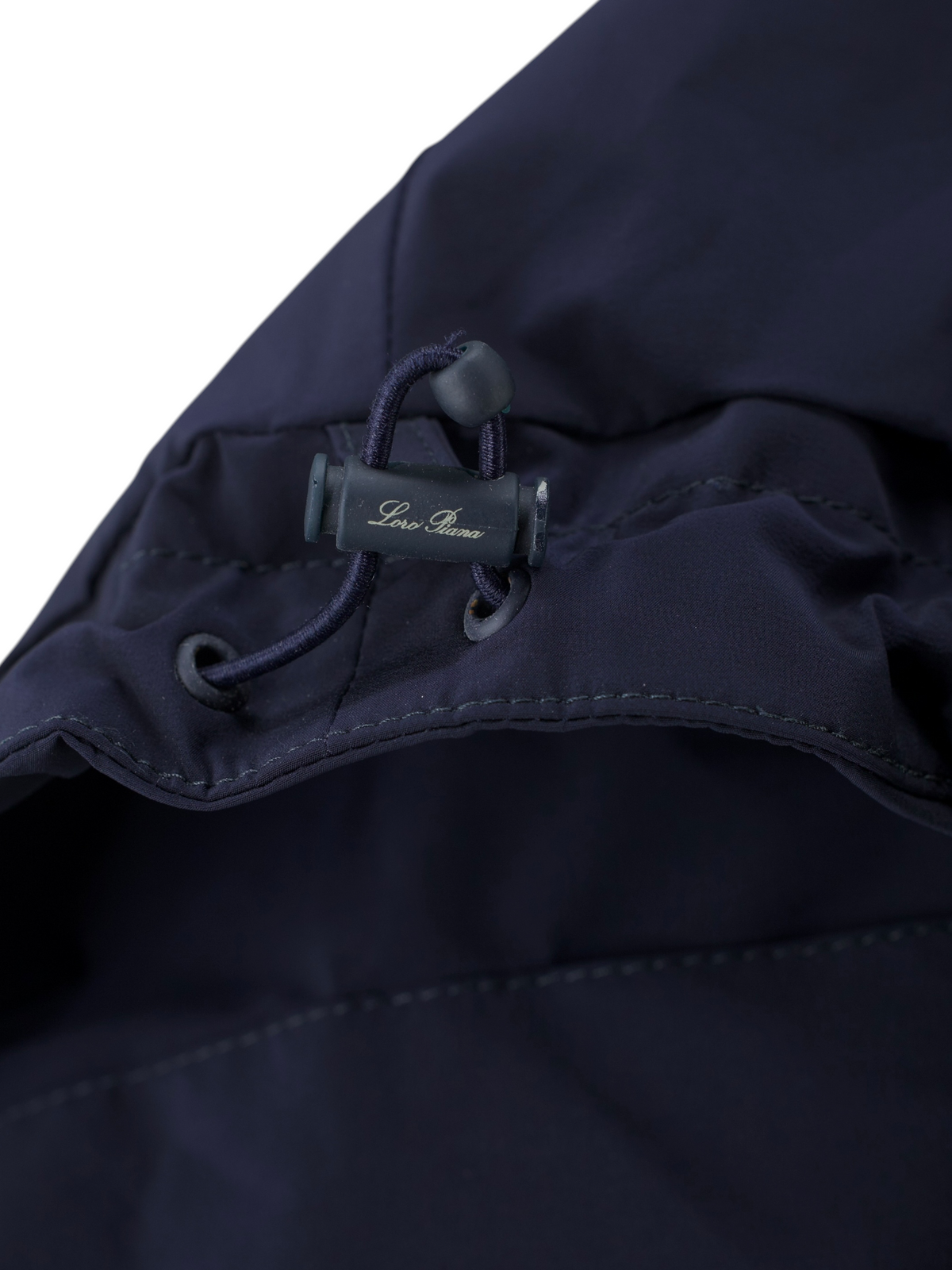 Loro Piana Navy Rain System Zip-Up Jacket