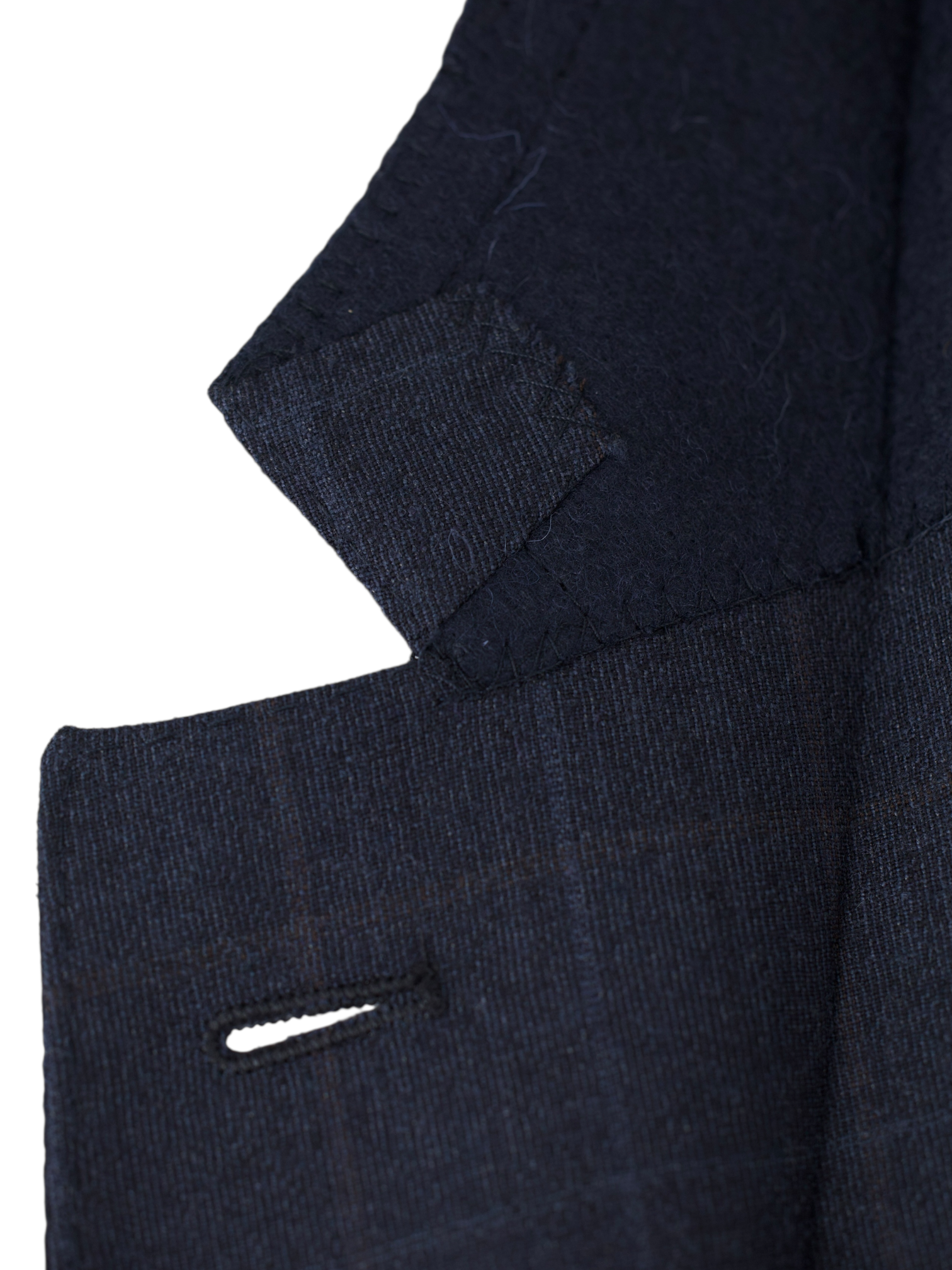 Ermenegildo Zegna Dark Blue Wool & Silk Windowpane Milano Easy Suit