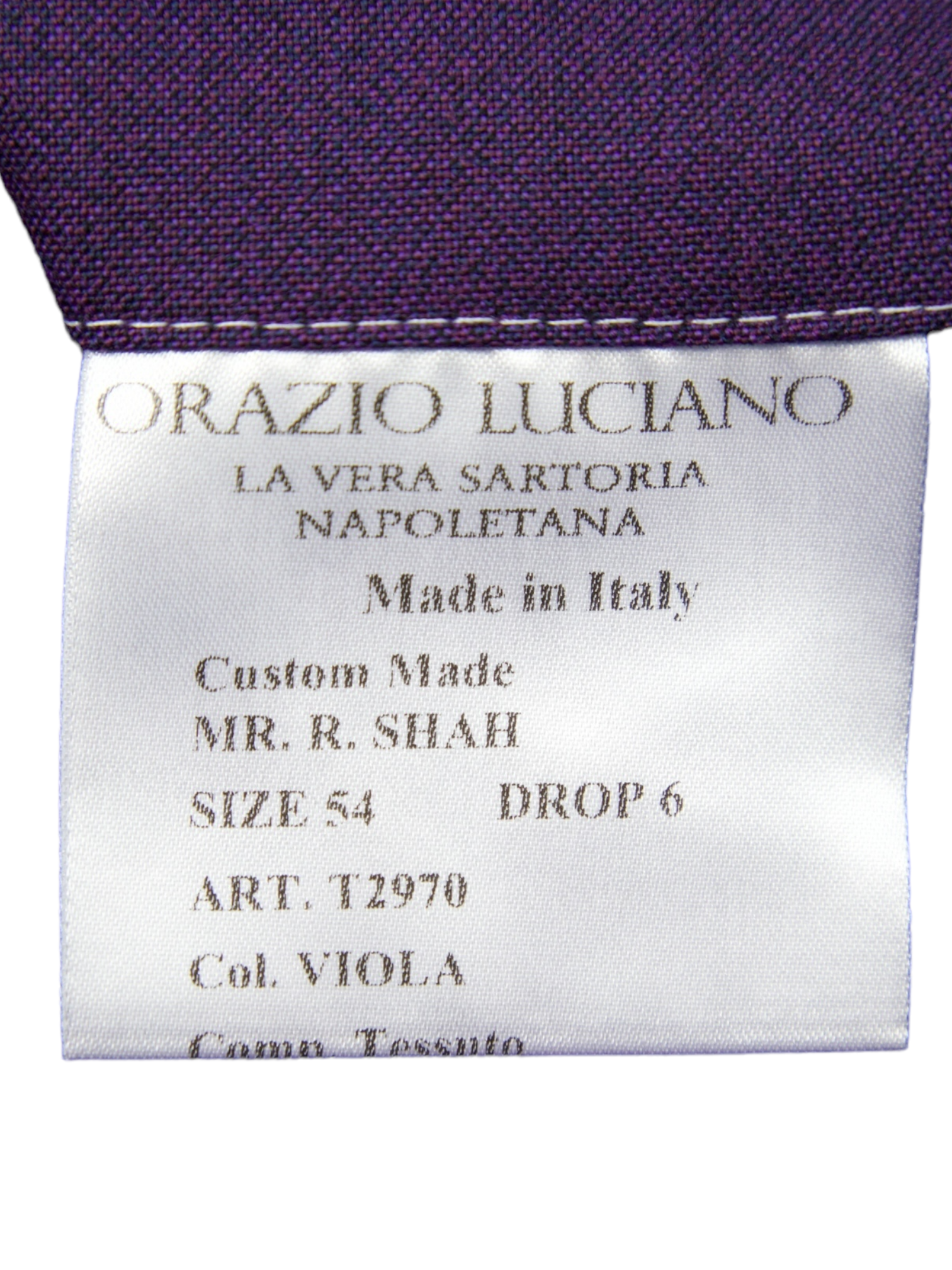 Orazio Luciano Purple Trousers