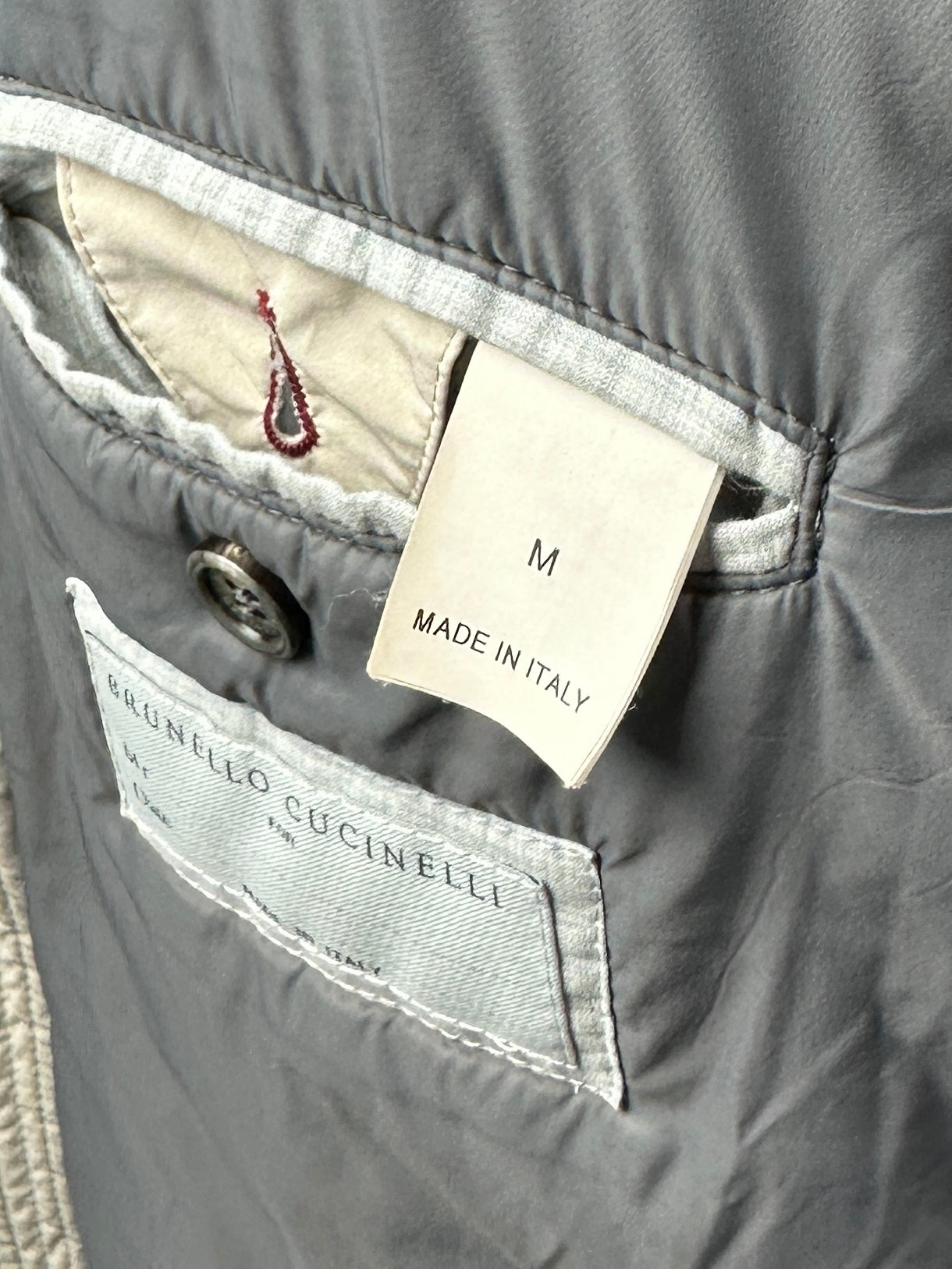 Brunello Cucinelli Beige Padded Parka