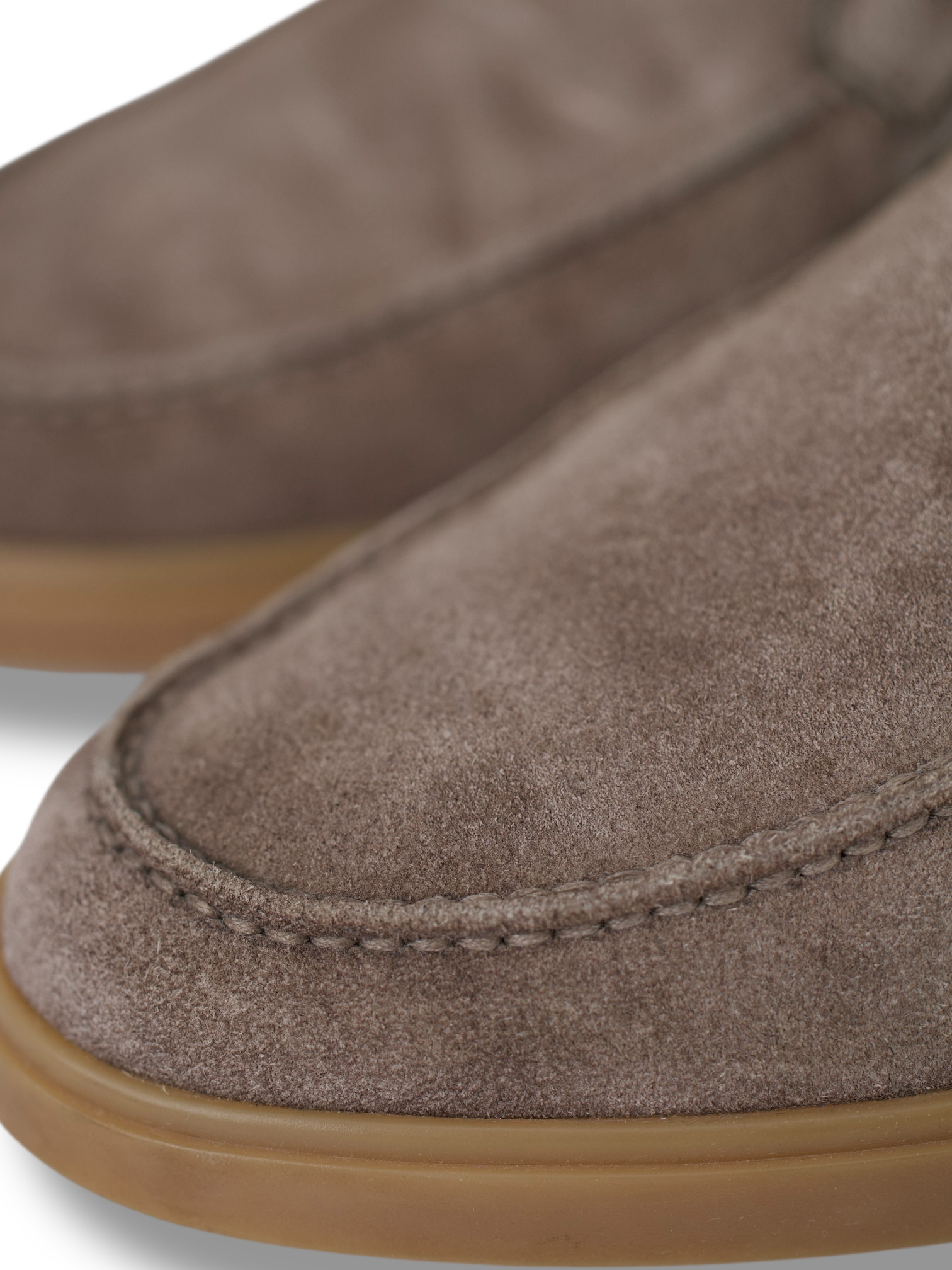 Santoni Light Grey Suede Yalta Desert Boots