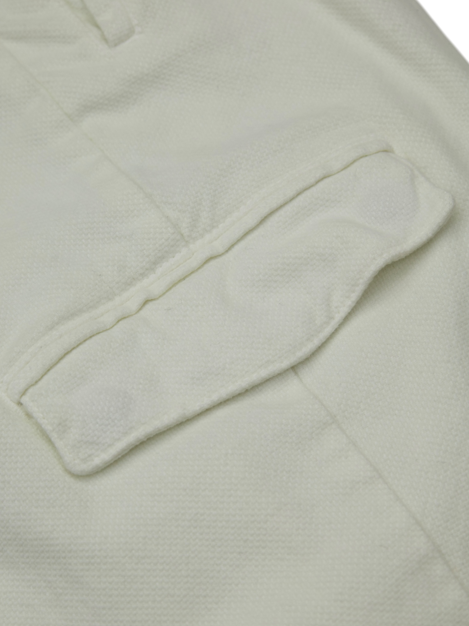 Berwich White Drawstring Chino