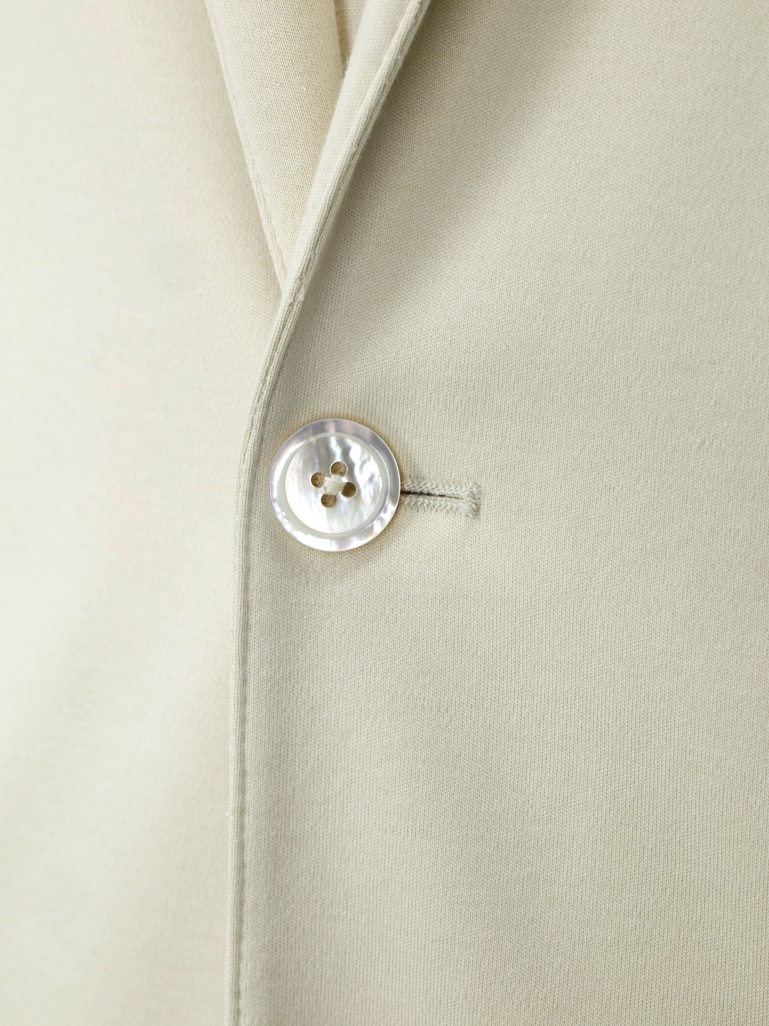 Marco Pescarolo Ecru Silk & Cotton Jersey-Knitted Jacket