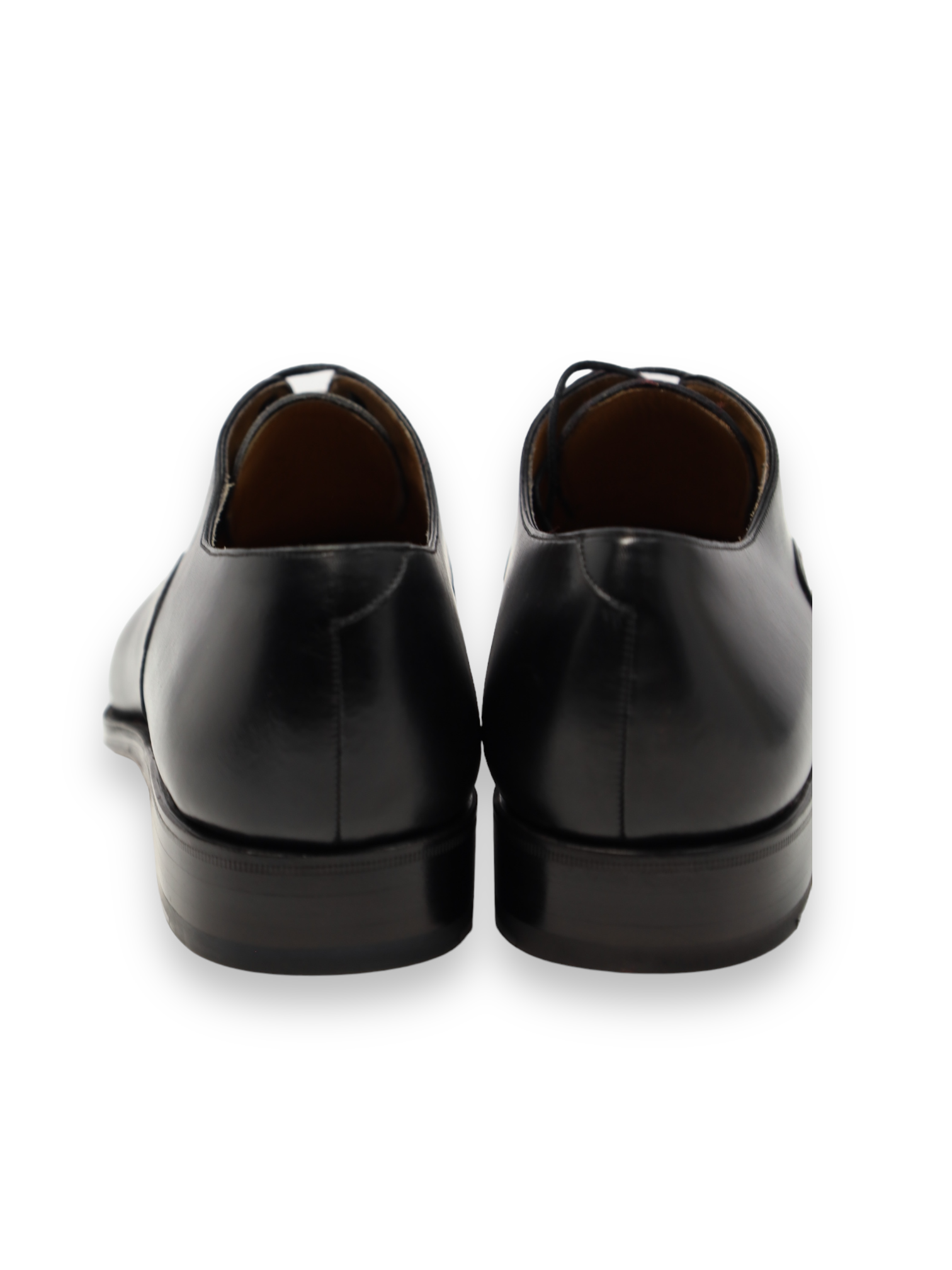 Carmina Black Cap Toe Oxford Lace-ups