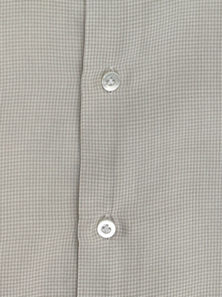 Fray Pale Yellow Puppytooth Shirt