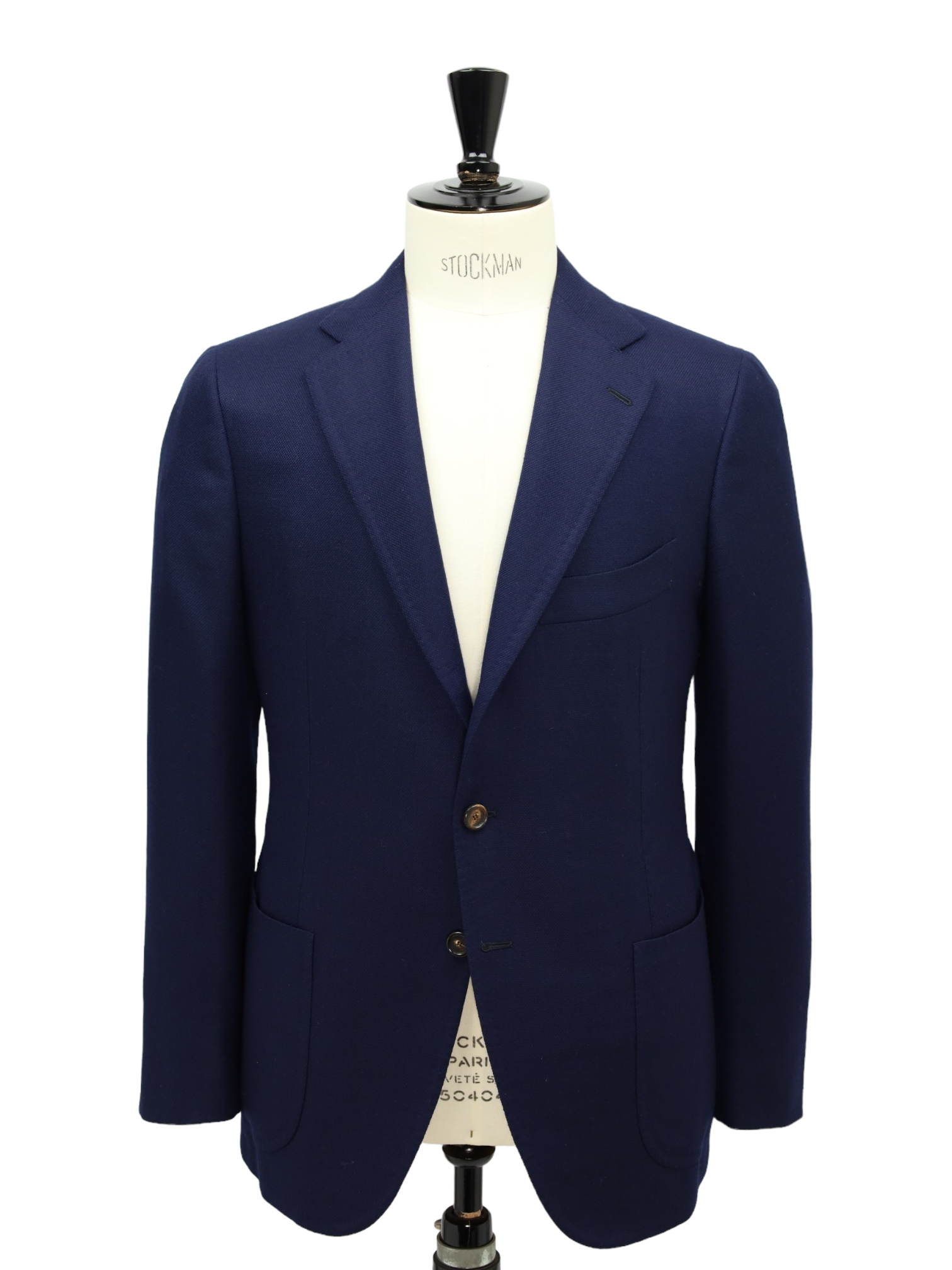 Cesare Attolini Navy Micro-Structure Blazer