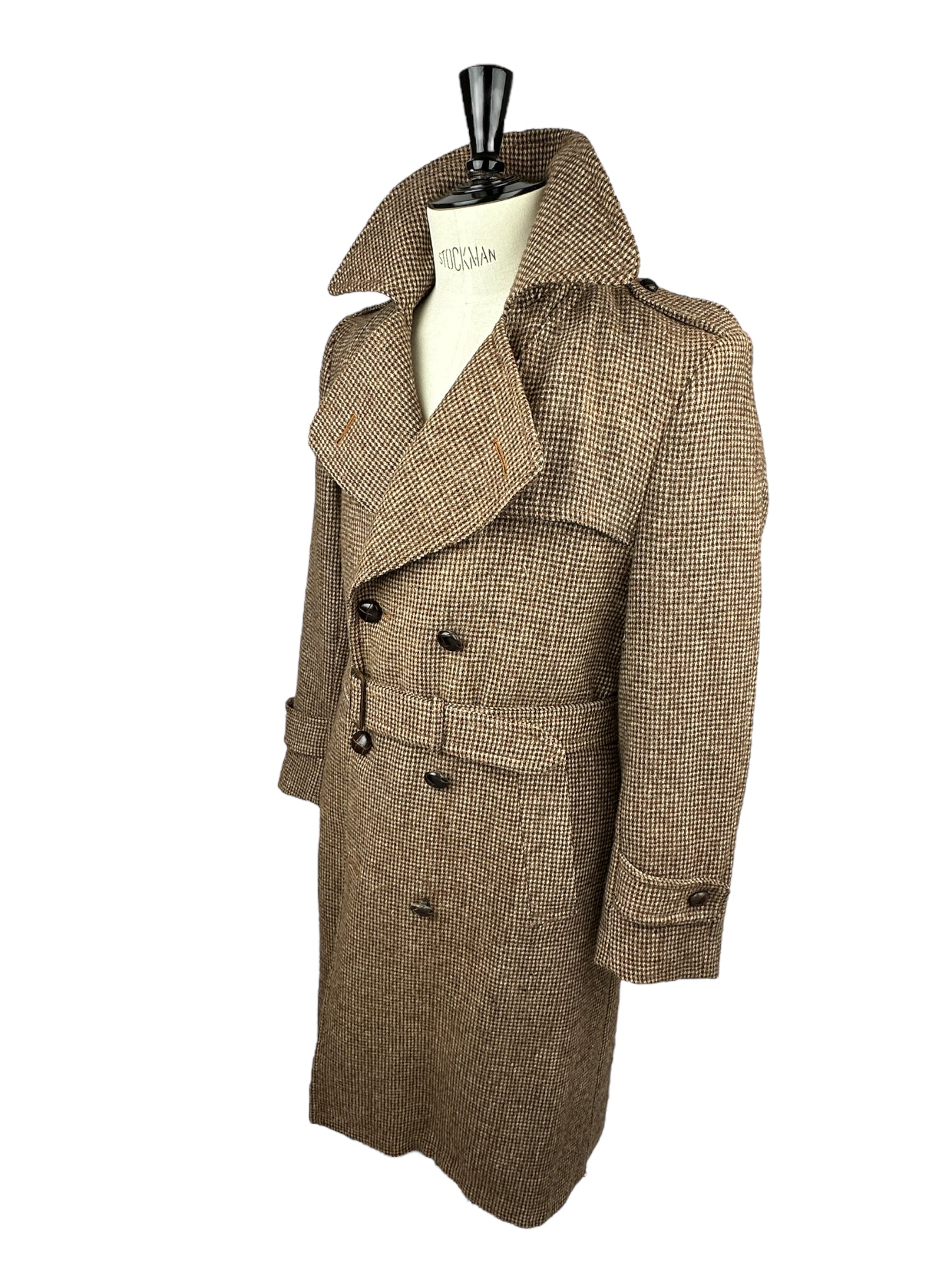 Vintage Austin Reed Harris Tweed Overcoat