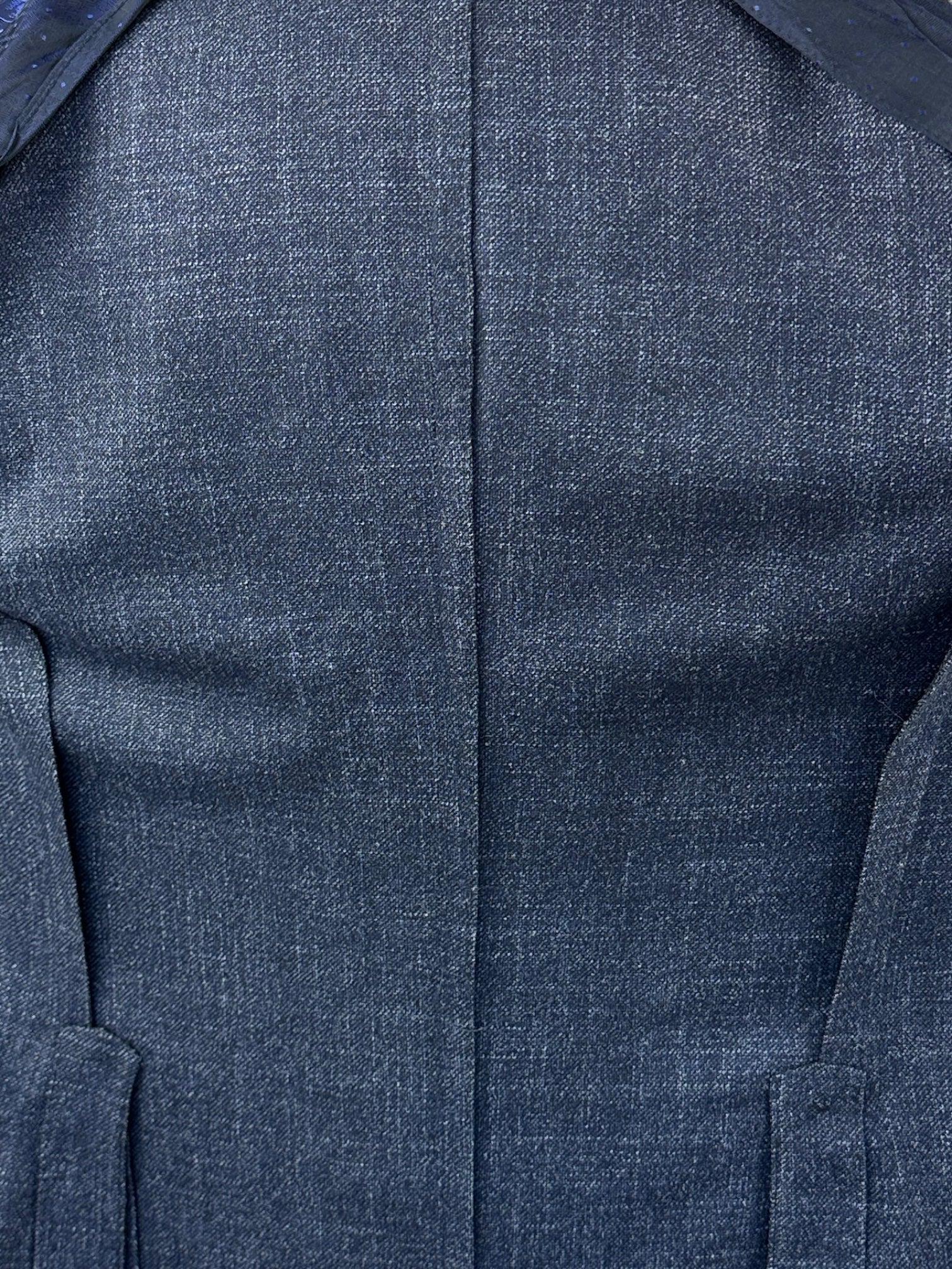 Corneliani Blue Wool, Silk & Cashmere Jacket