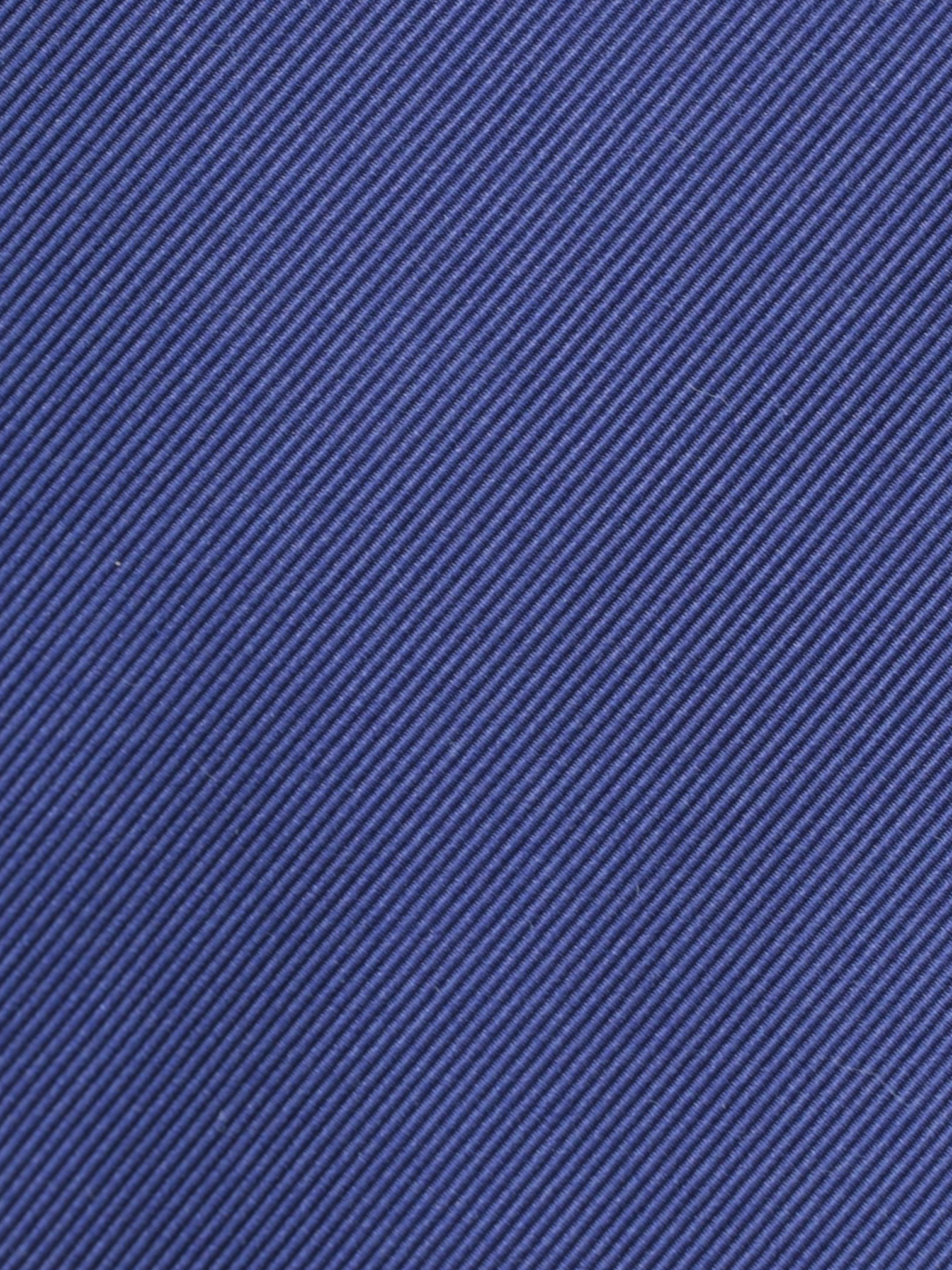 Kiton 5-Fold Royal Blue Plain Twill Self-Tipped Tie