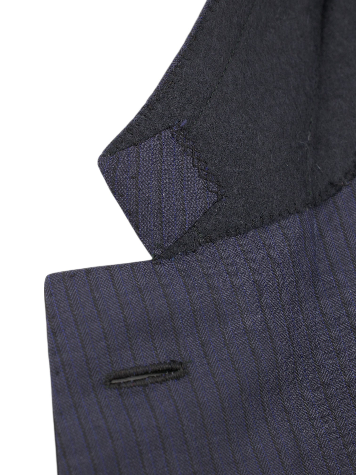 Brioni Dark Blue Super 200's Pinstripe Brunico Suit