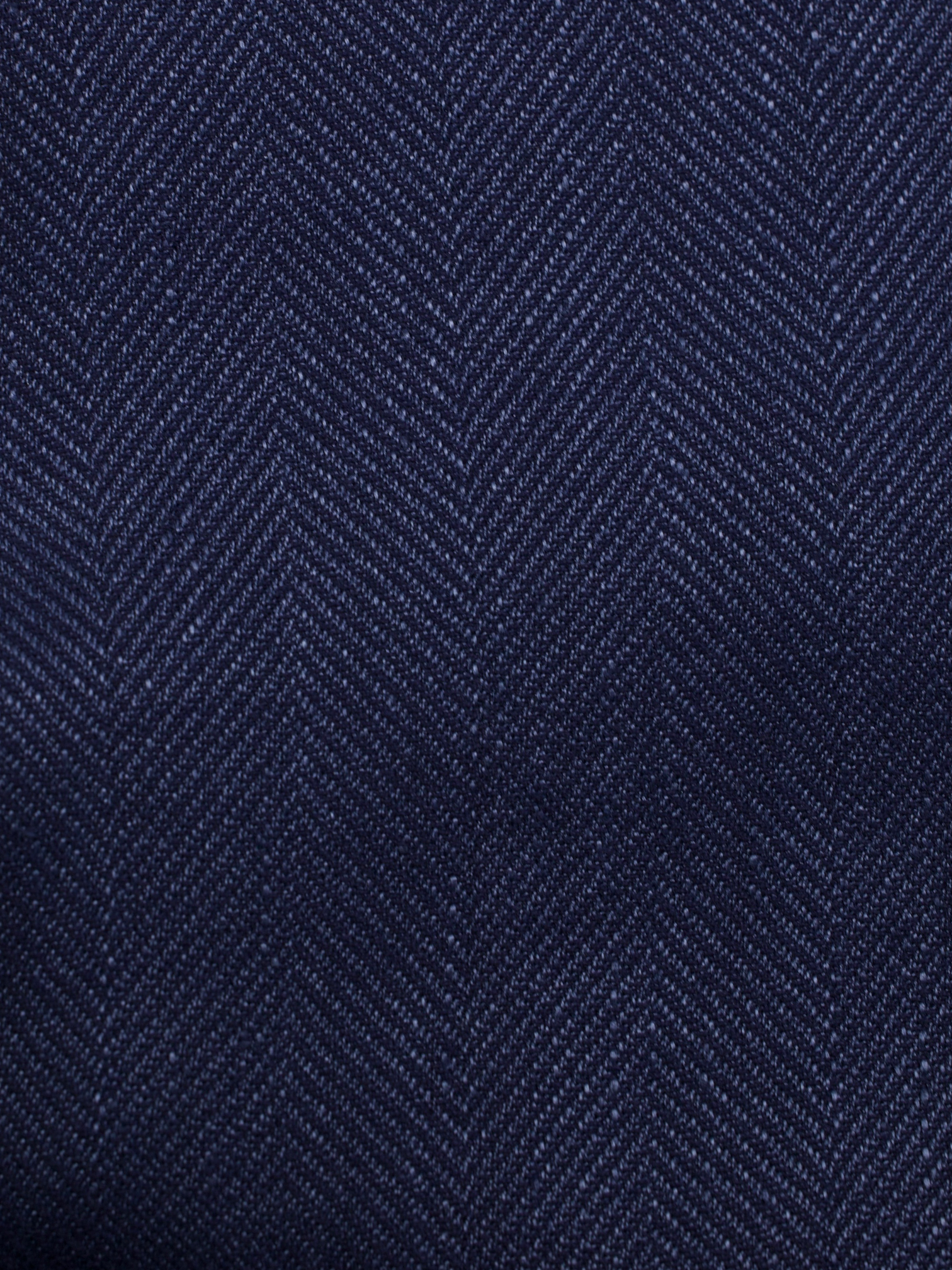 Cesare Attolini Dark Blue Cashmere, Silk & Linen Herringbone Jacket