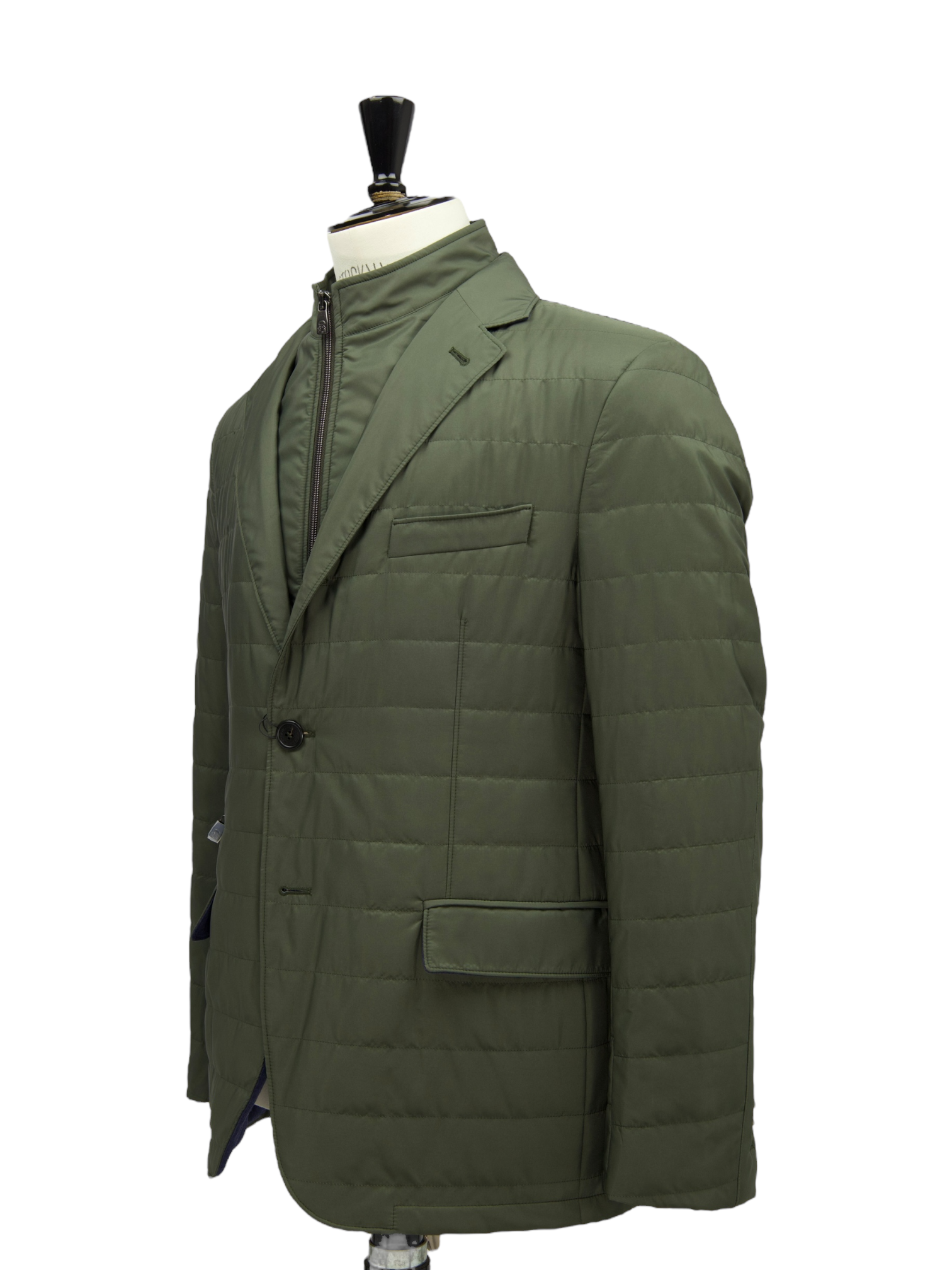 Corneliani Olive Green Water-Repellent "Milestones" Vespa Jacket