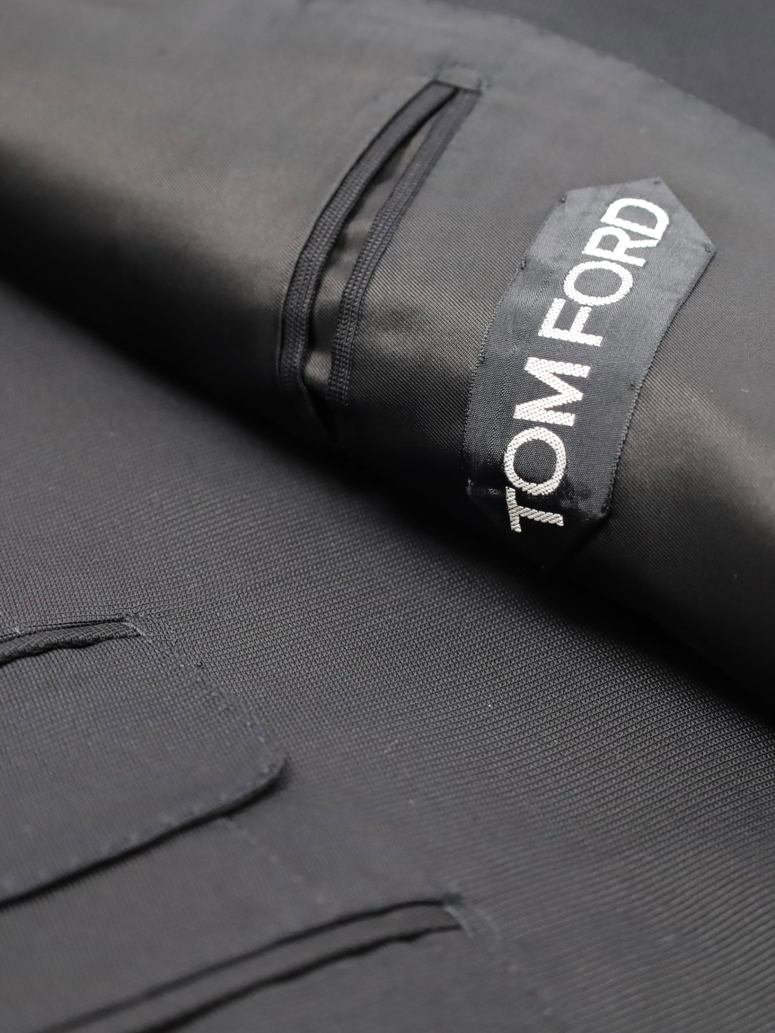Tom Ford Black Silk & Rayon Suit