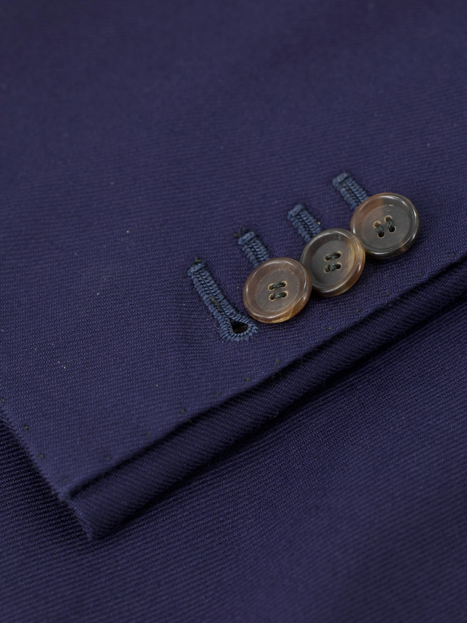 Cesare Attolini Navy Lightweight Cashmere Twill Jacket