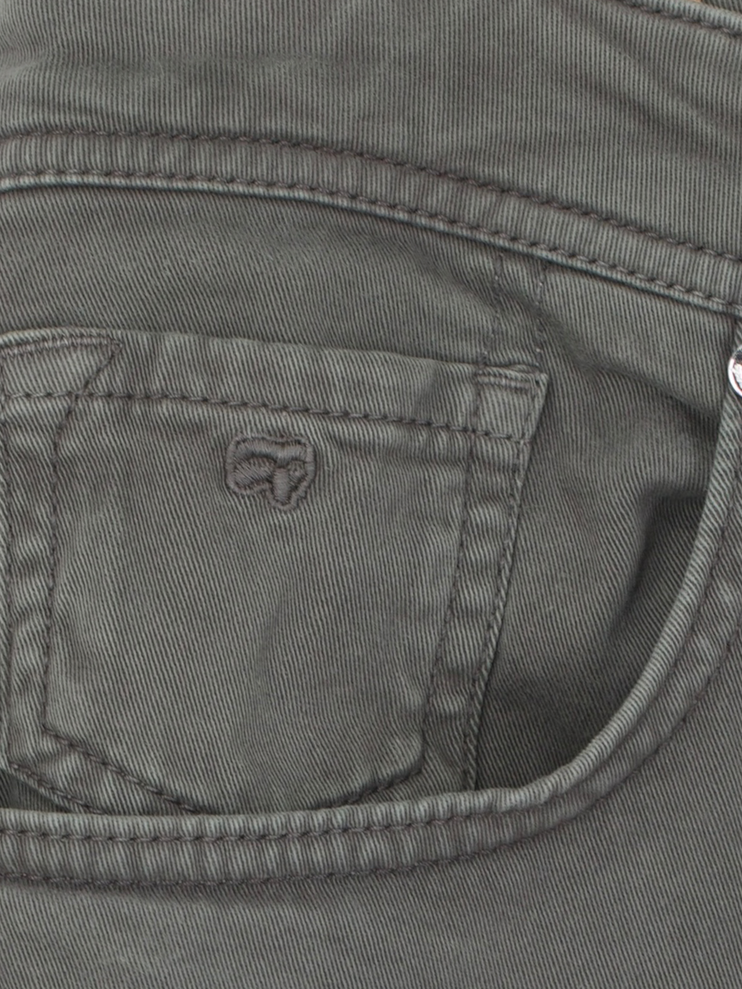 Marco Pescarolo Grey Cotton, Cashmere & Stretch 5-Pocket Jeans
