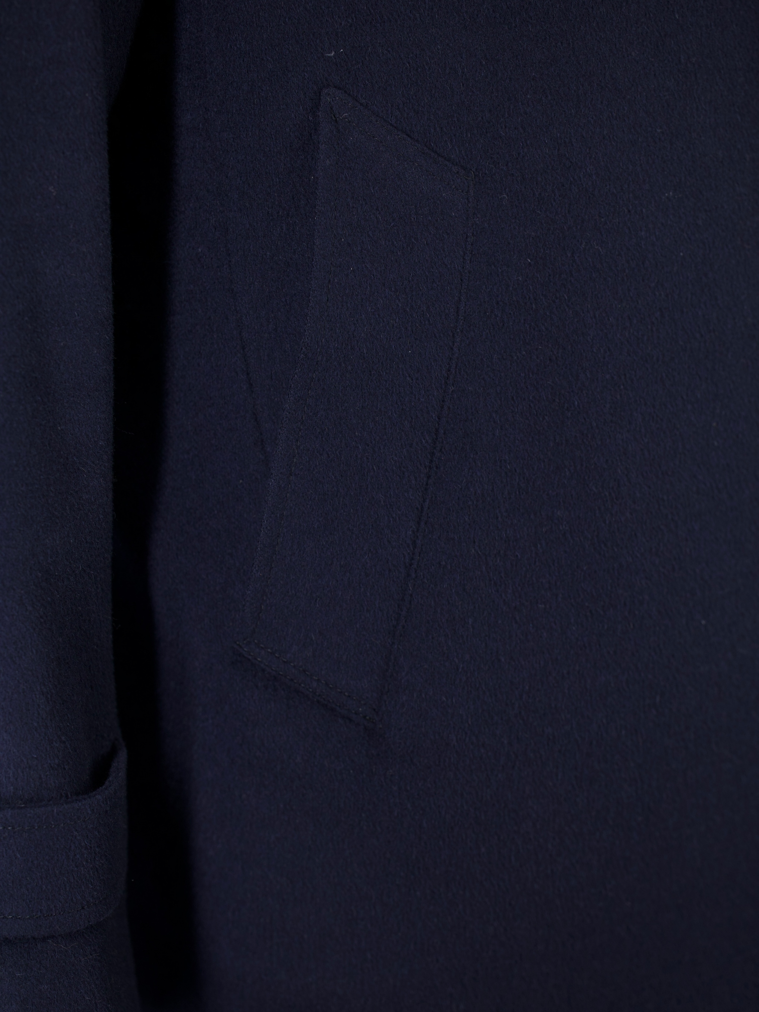 Luigi Borrelli Navy Pure Camel "Royal Collection" Carcoat