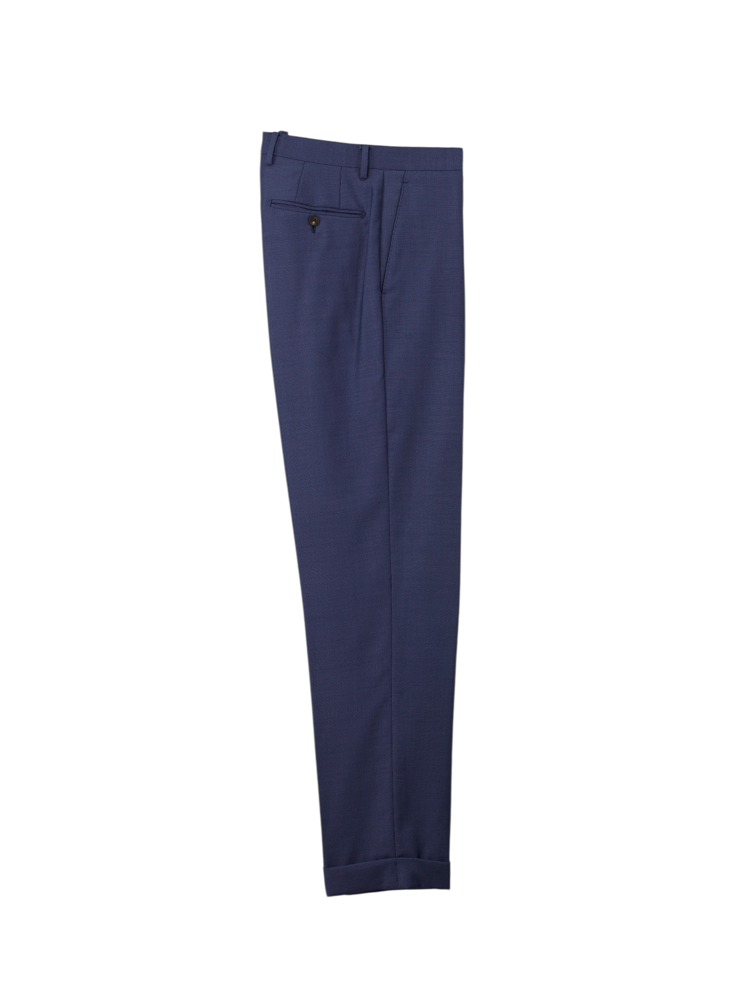 Caruso Steel Blue Super 130’s Sharkskin Suit