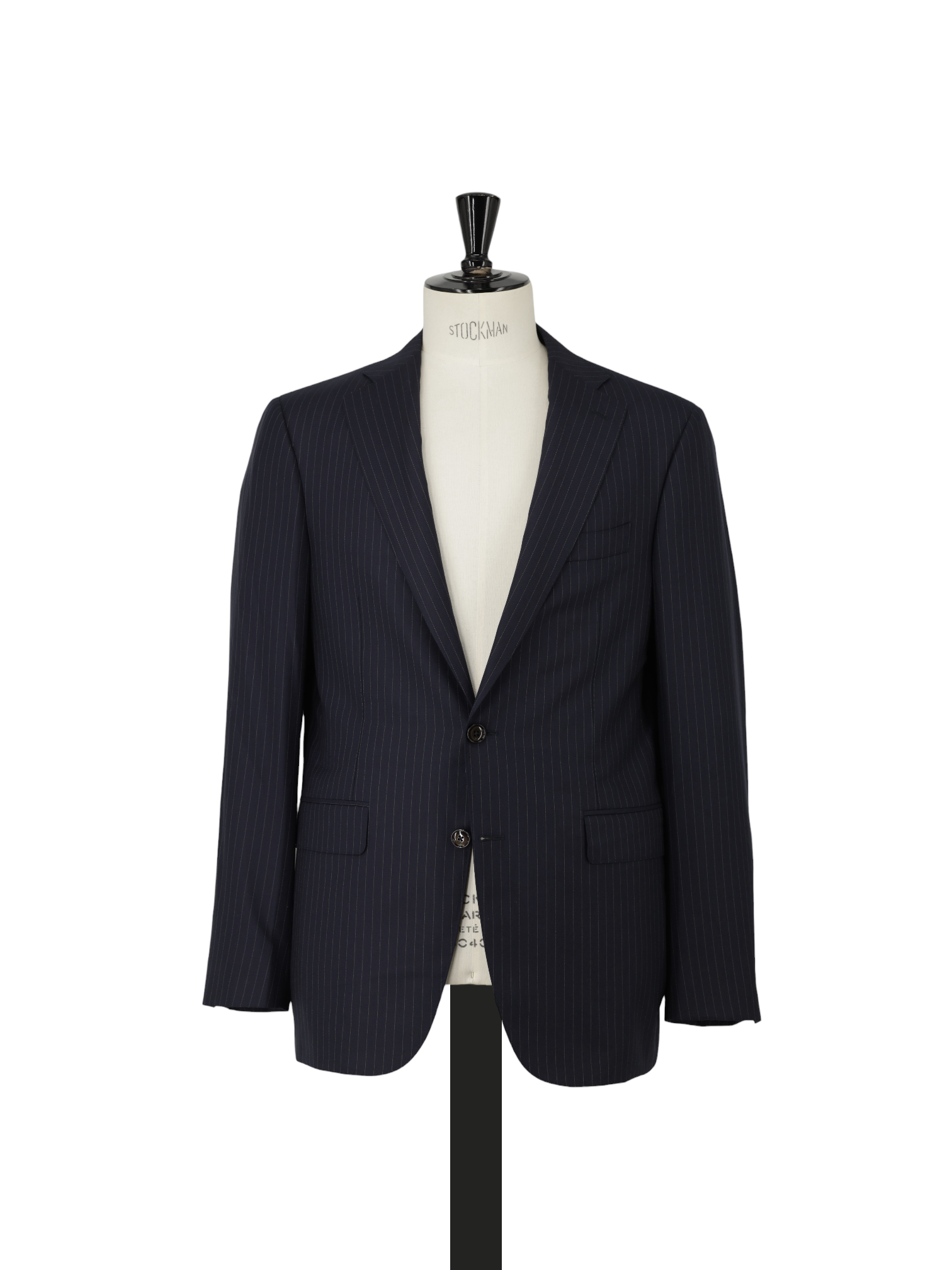 Canali Navy Super 160's Pinstripe Banker Suit