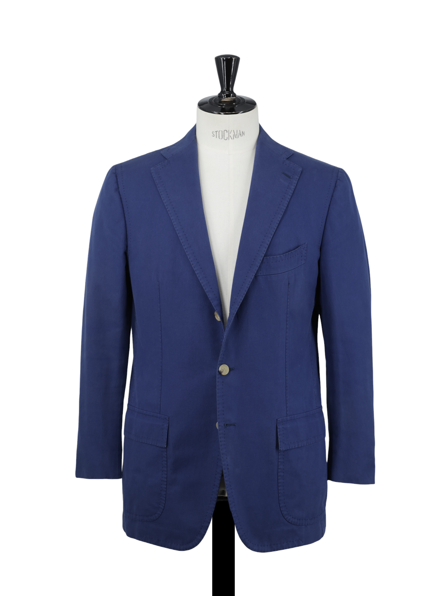 Cesare Attolini Blue Pure-Cotton Sartorial Summer Suit
