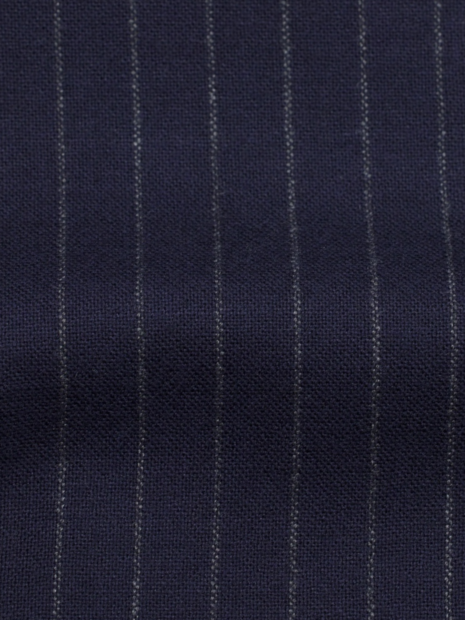 Kiton Navy Pure Cashmere Sartorial Pinstripe Suit