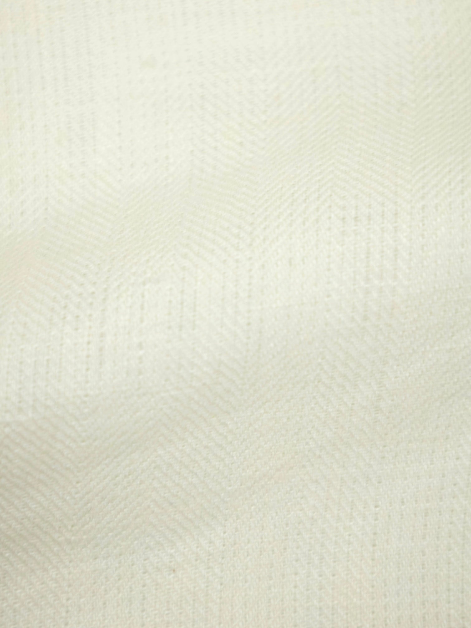 Corneliani ID White Linen Herringbone Safari Jacket