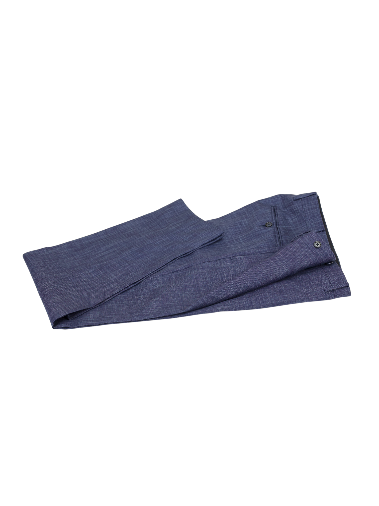 Corneliani Steel Blue Wool & Silk Melange Suit