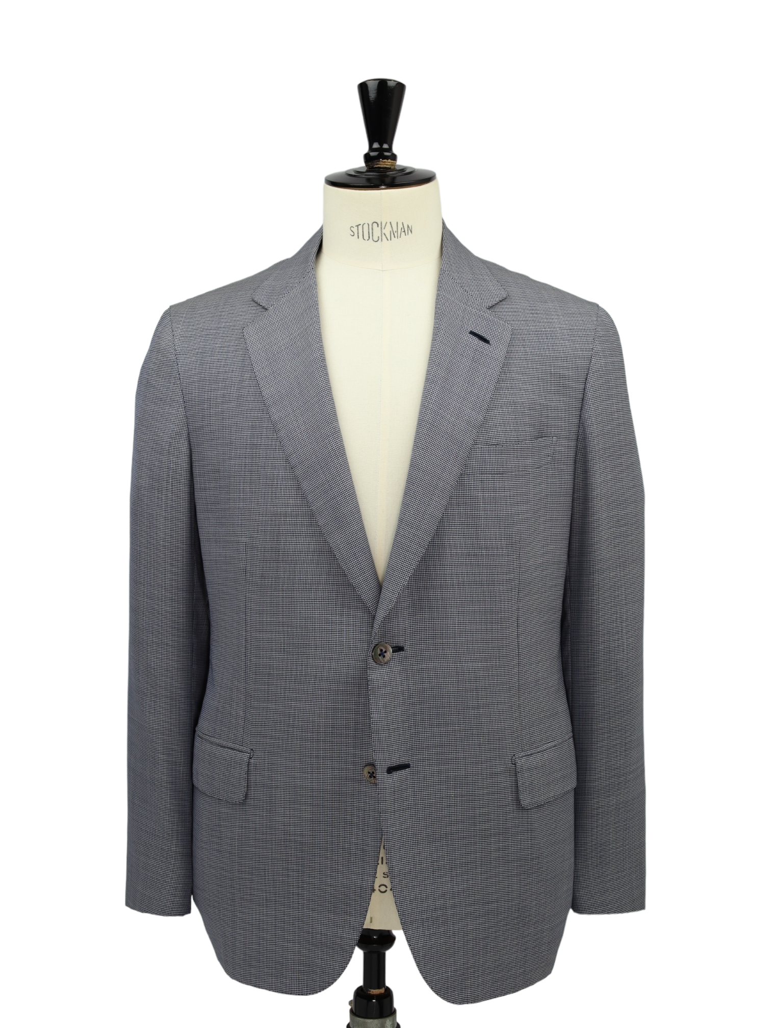 Brioni Ice Blue Micro-Pattern Unconstructed Jacket