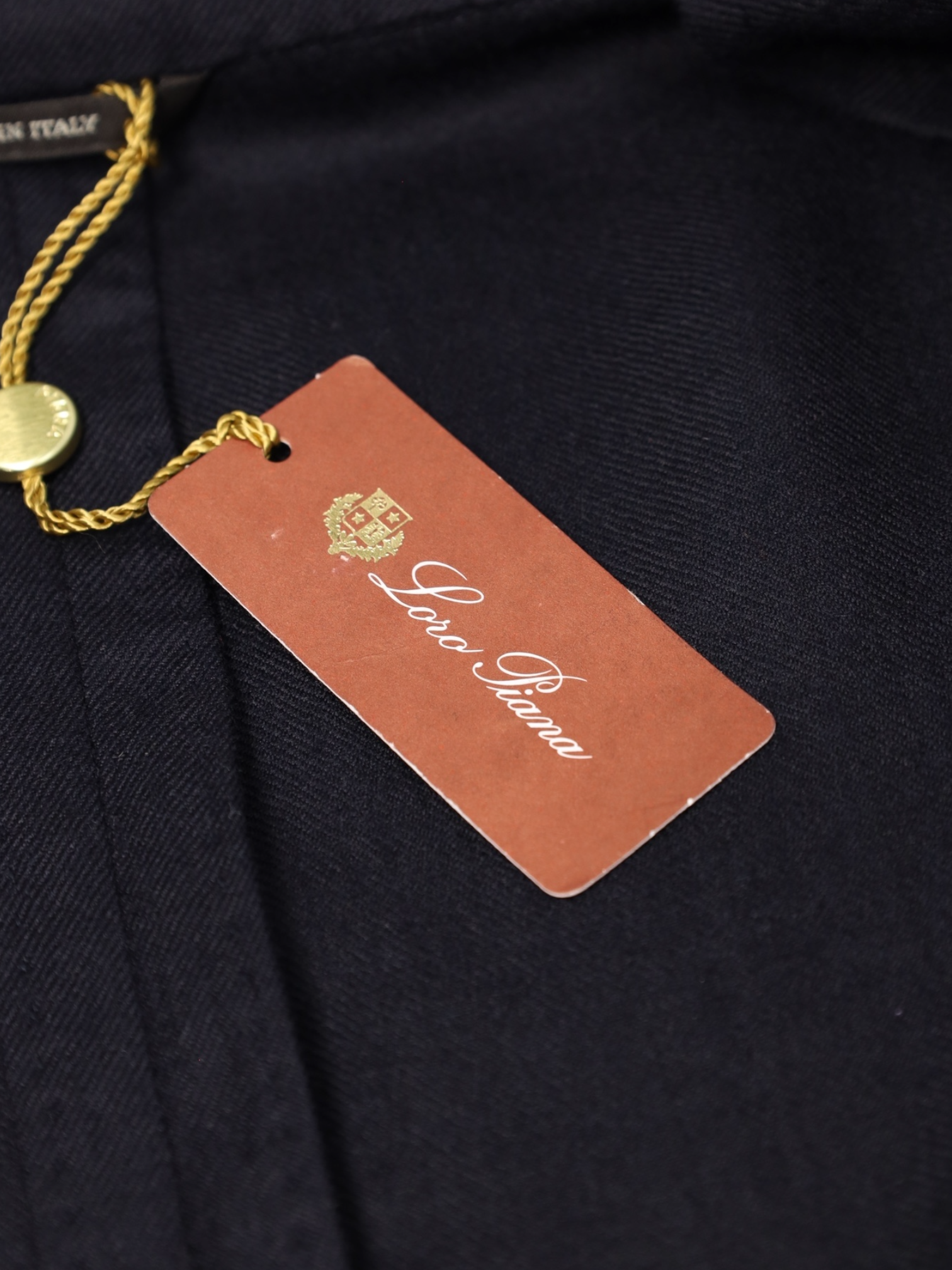 Loro Piana Navy Voyager Cashmere Rain System Jacket