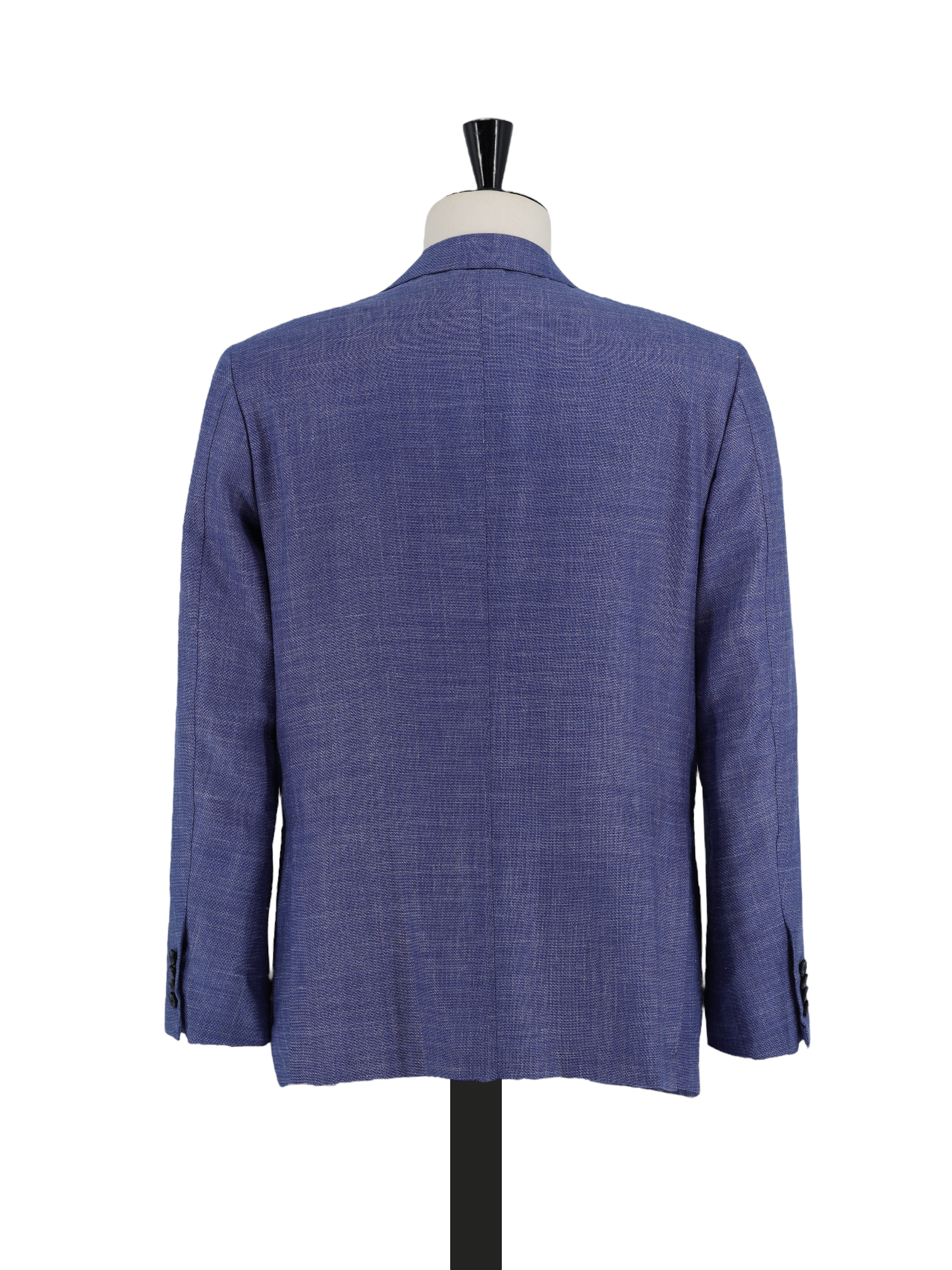 Kiton Blue Cashmere, Silk & Linen Hopsack "Lasa" Jacket