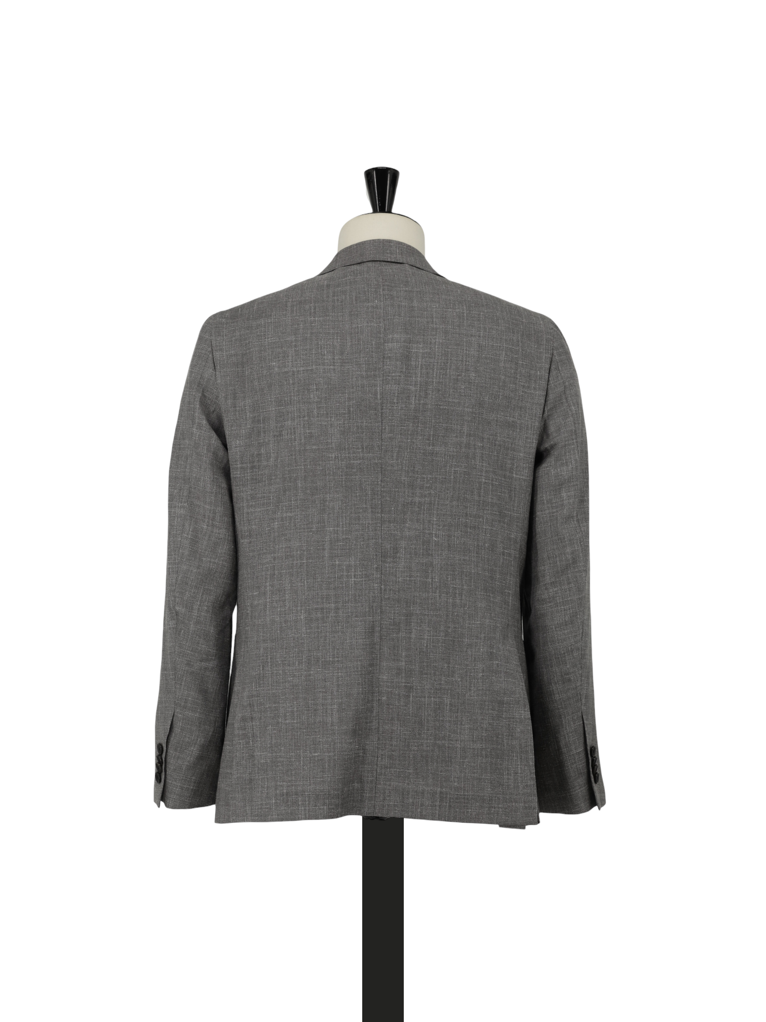Caruso Taupe Wool, Silk & Linen "Summertime" Melange Aida Jacket