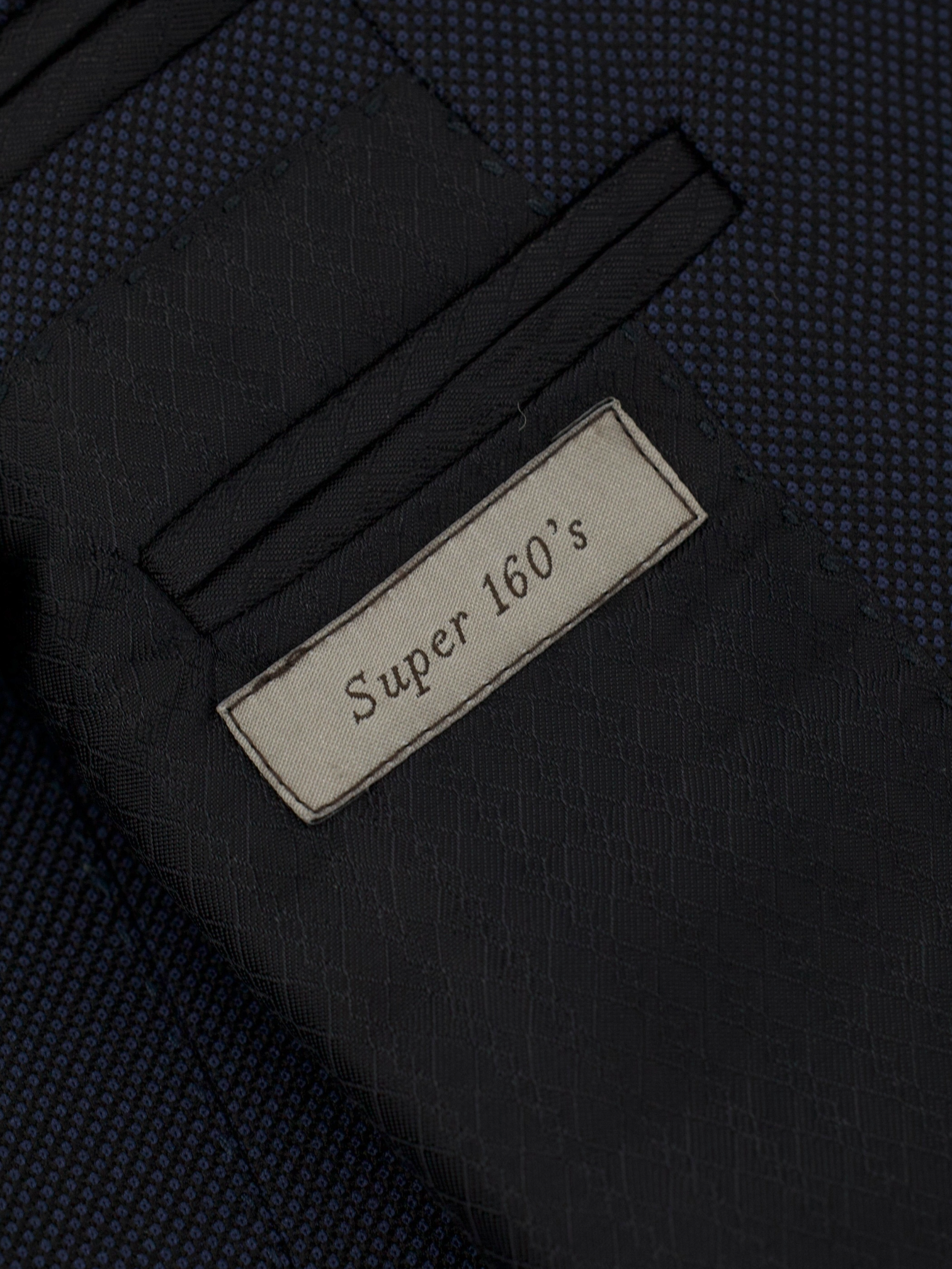 Canali Navy Super 160's Birdseye Suit