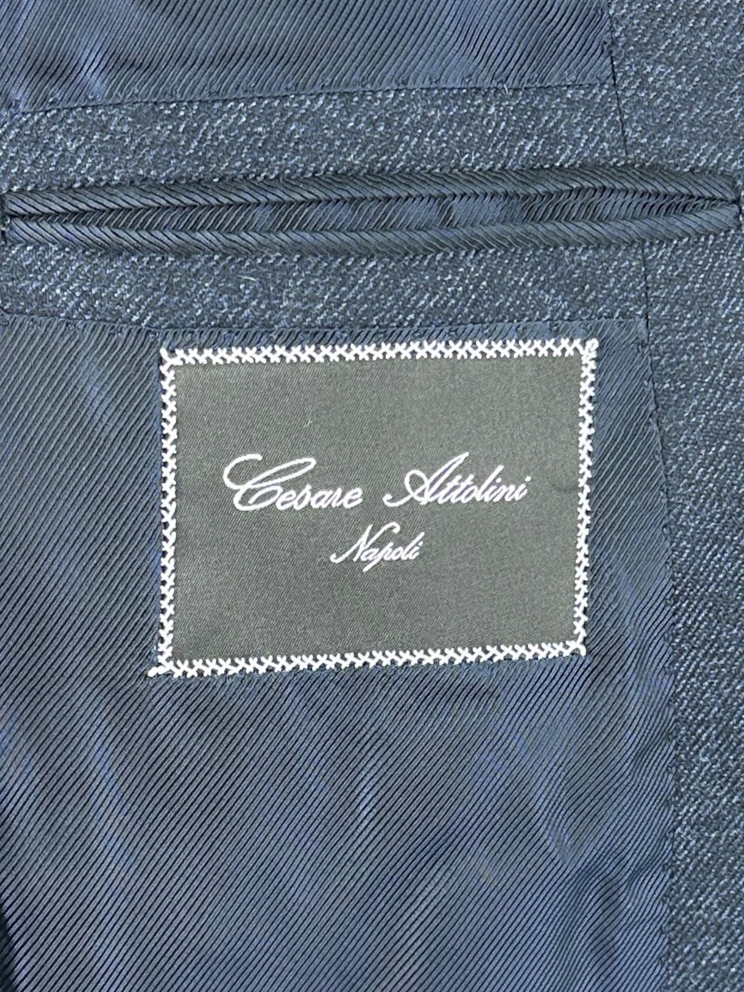 Cesare Attolini blauw kasjmier jack