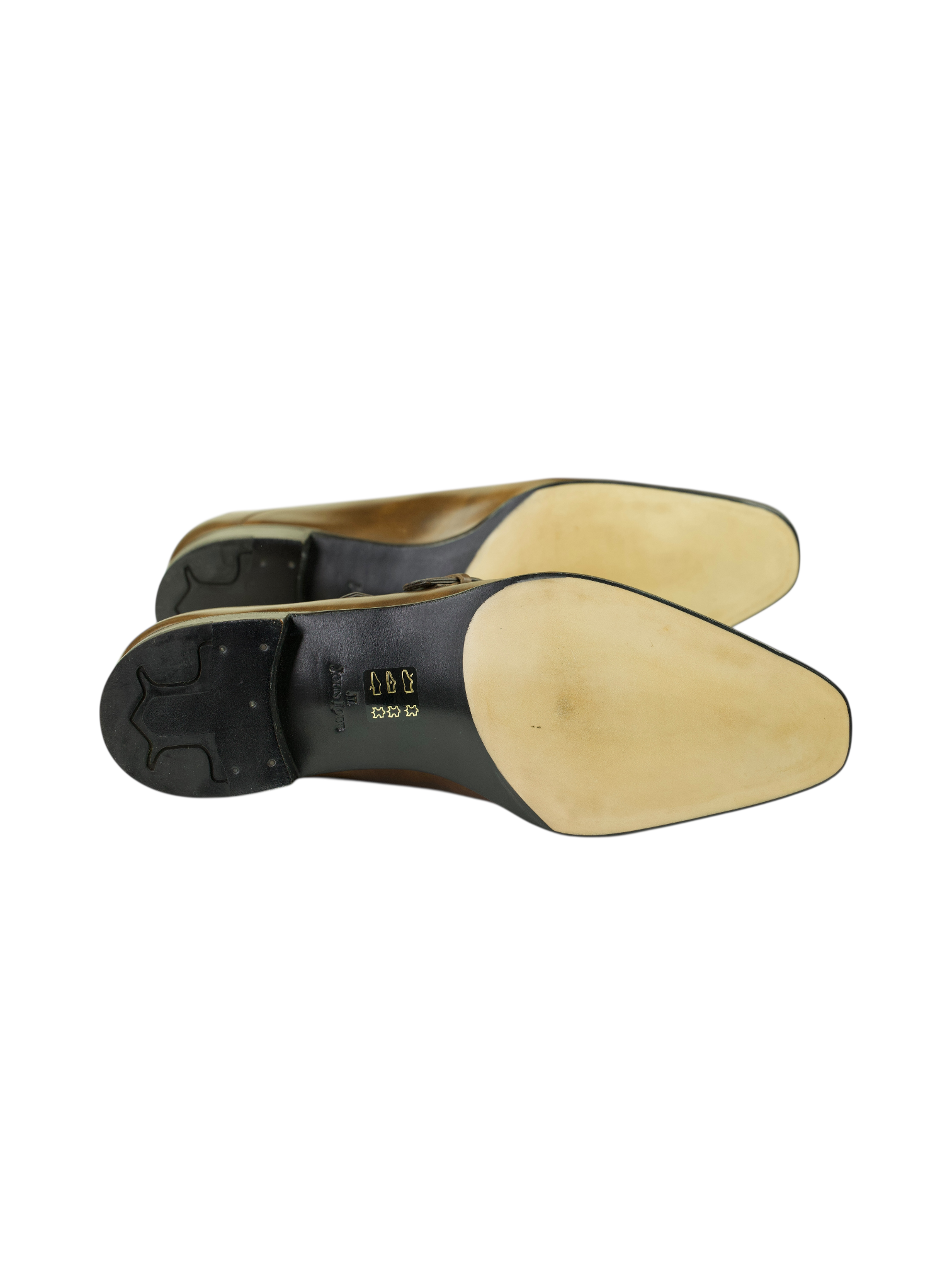 John Lobb Brown Museum-Calfleather Chapel Double-Monk Straps