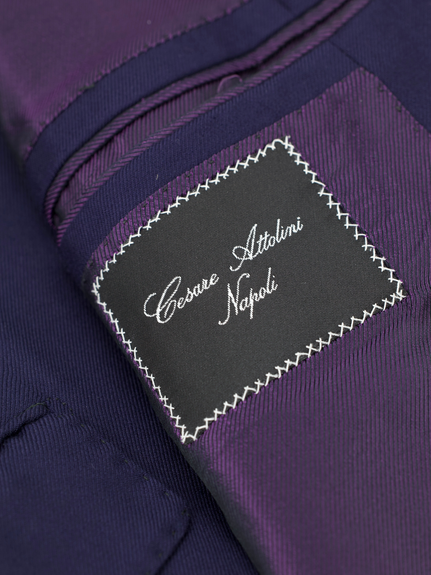 Cesare Attolini Navy Lightweight Cashmere Twill Jacket