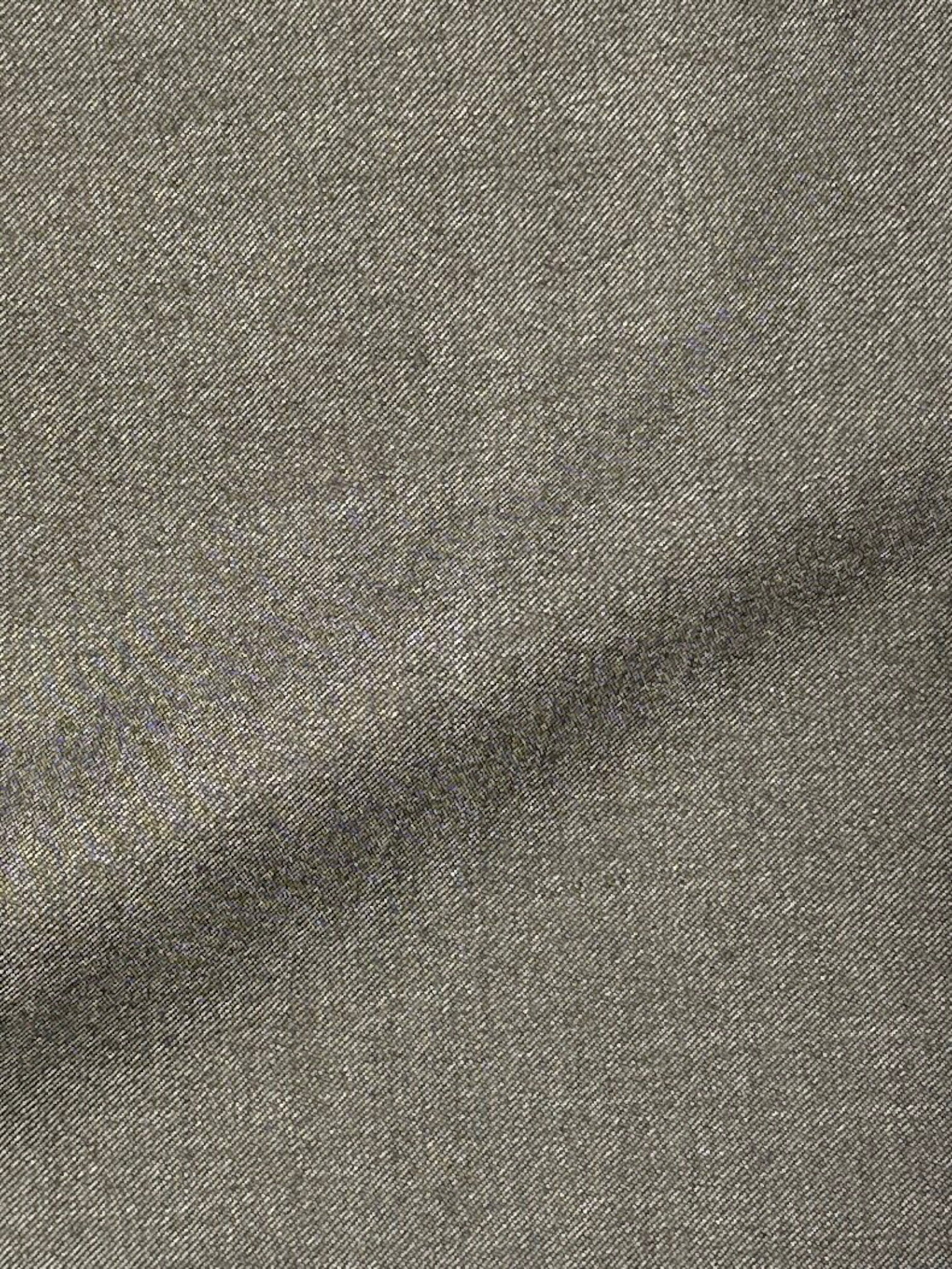 Brioni Taupe Wool & Silk Trousers